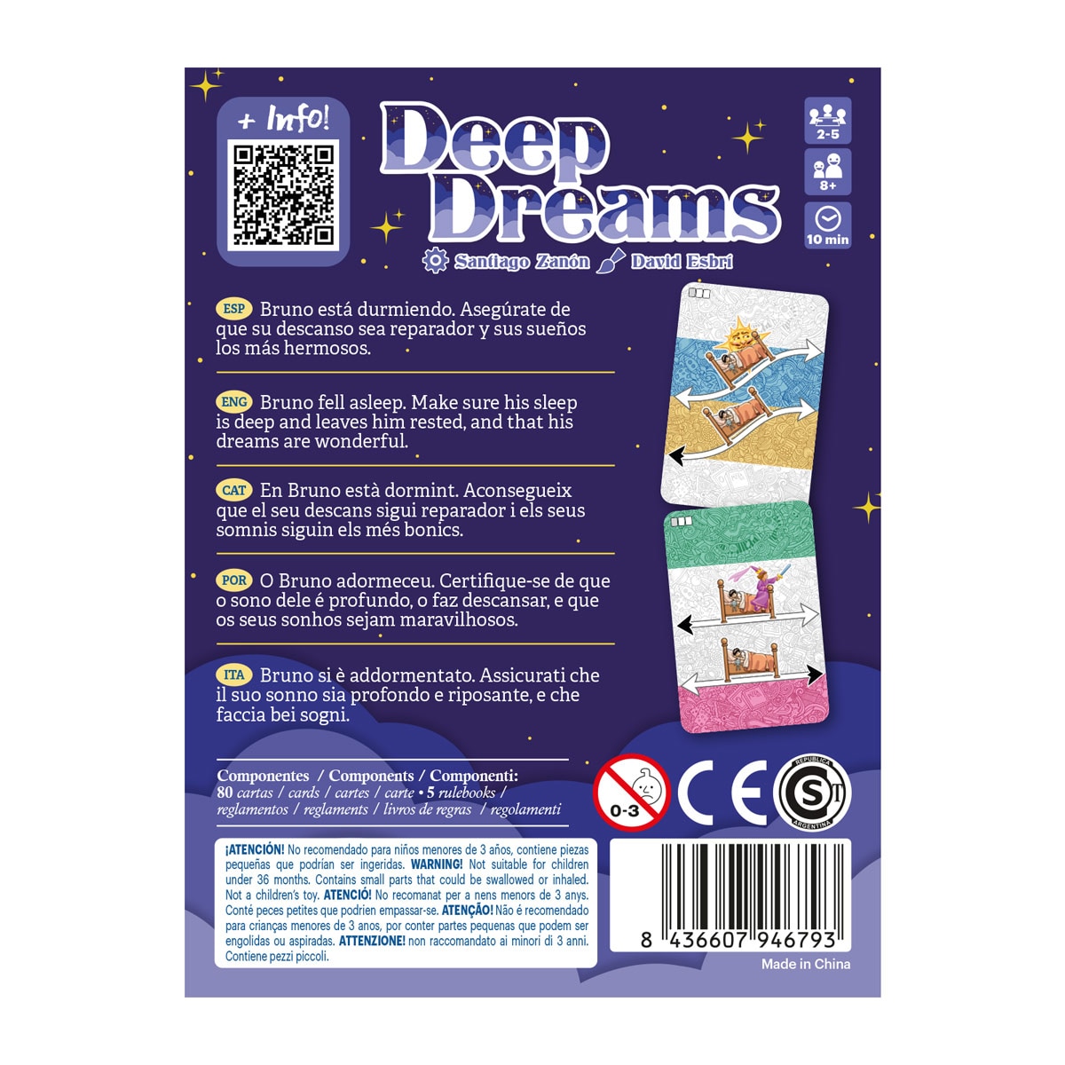 Juego de cartas Pocket Deep dreams Devir 3