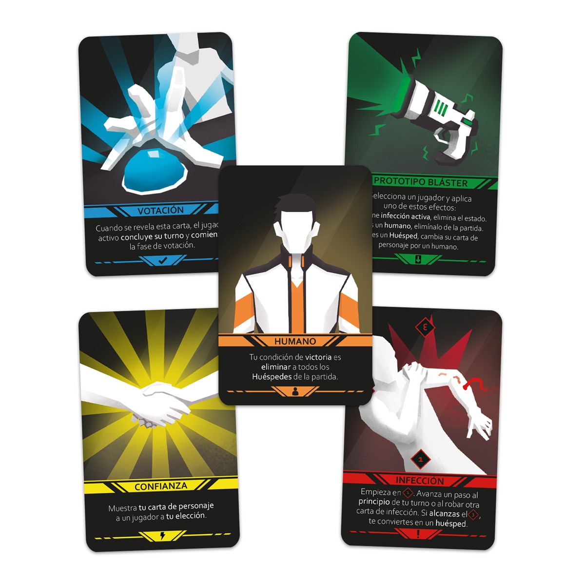 Juego de cartas Pocket El huesped Devir 2