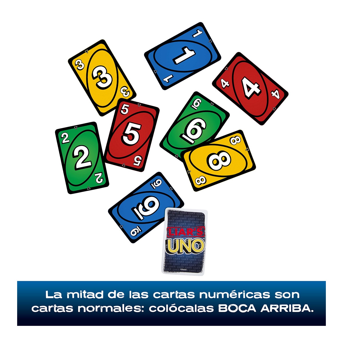 Juego de cartas UNO Liars Mattel 4