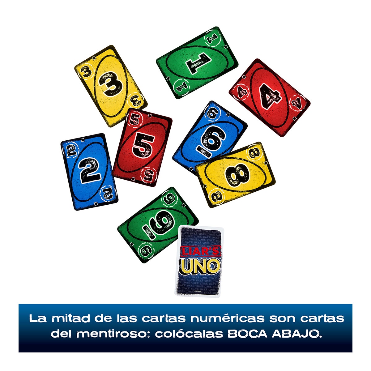 Juego de cartas UNO Liars Mattel 5