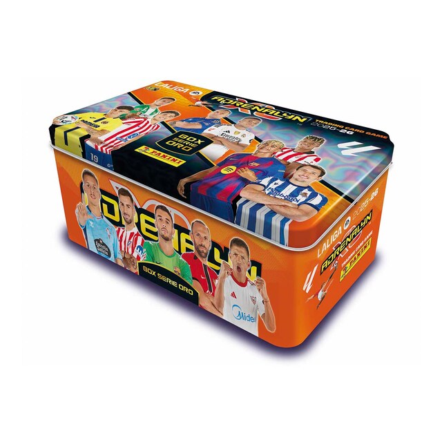 Imagen 0 de TIN BOX SERIE ORO CARTAS ADRENALYN 2025/2026