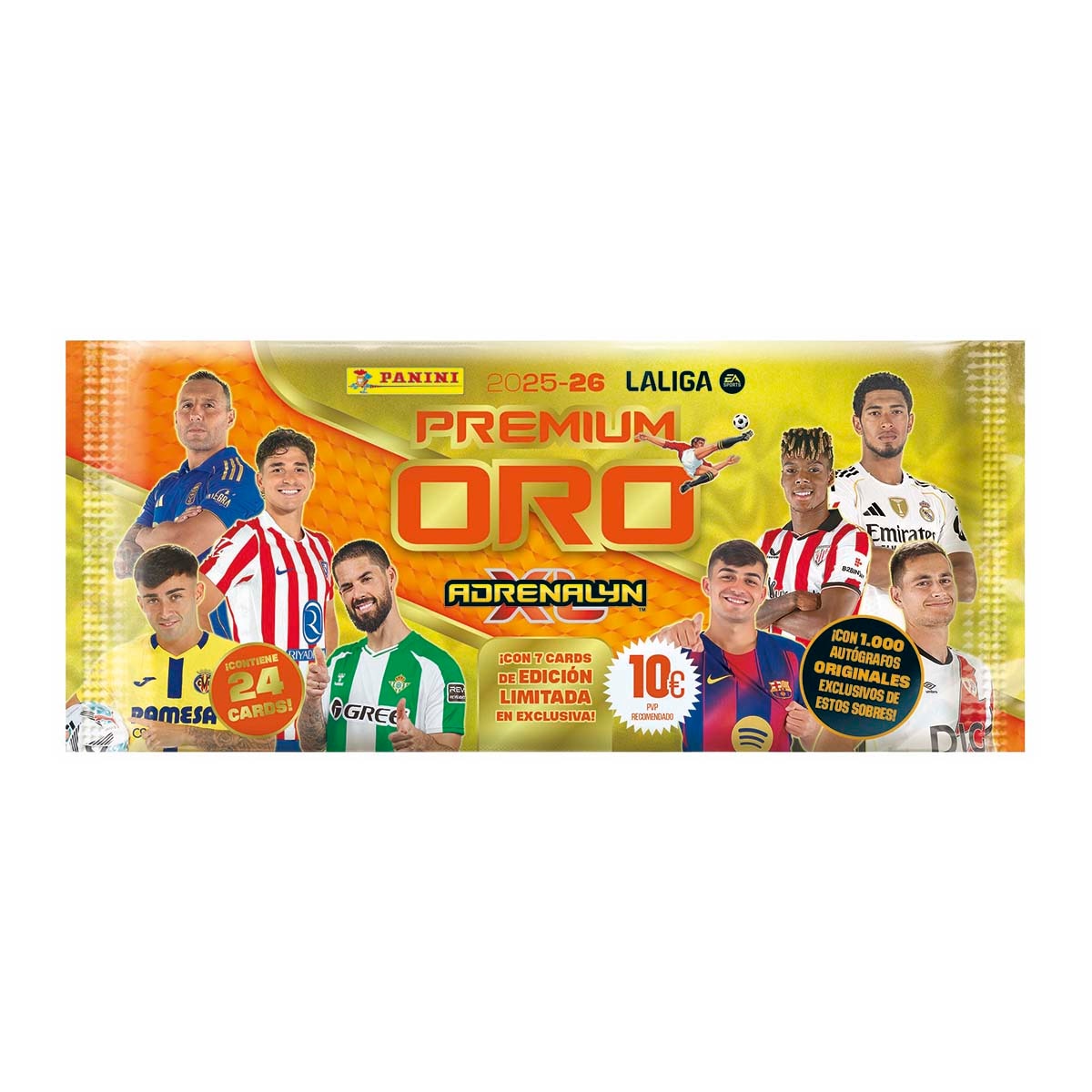 SOBRE PREMIUM ORO CARTAS ADRENALYN 2025/2026 1