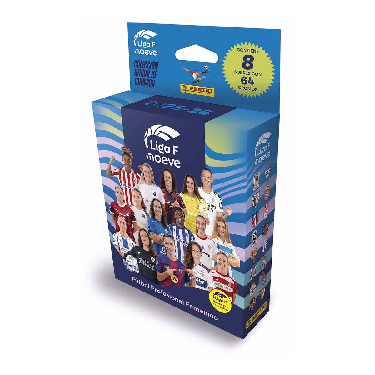 Imagen 0 de ECOBLISTER 8 SOBRES CROMOS LIGA FEMENINA 2025-26