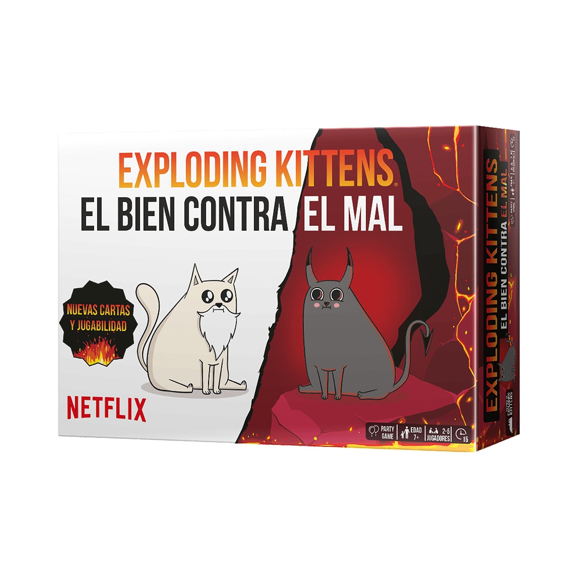 Imagen 0 de Juego de Mesa Exploding Kittens El bien contra el mal Asmodee