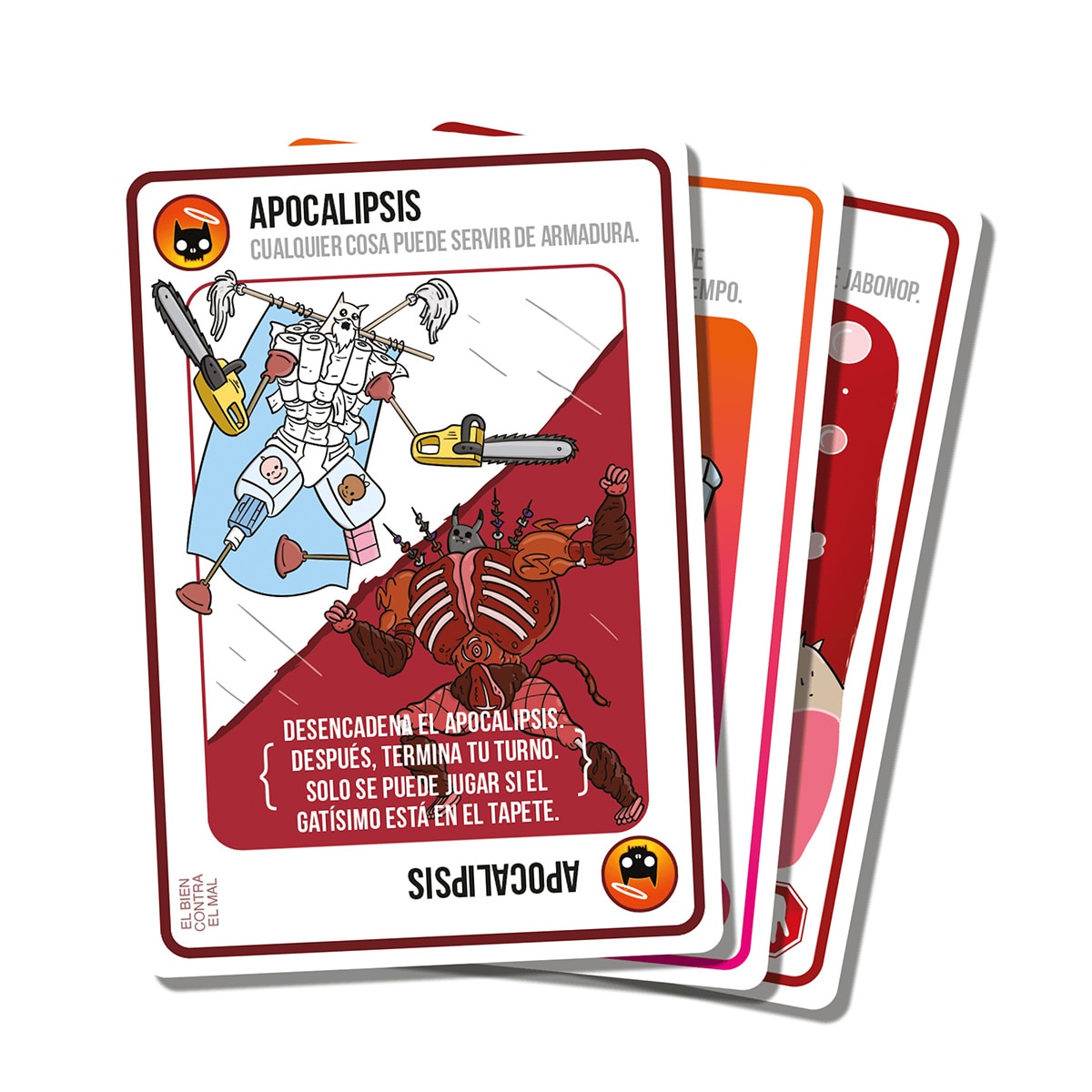 Juego de Mesa Exploding Kittens El bien contra el mal Asmodee 3