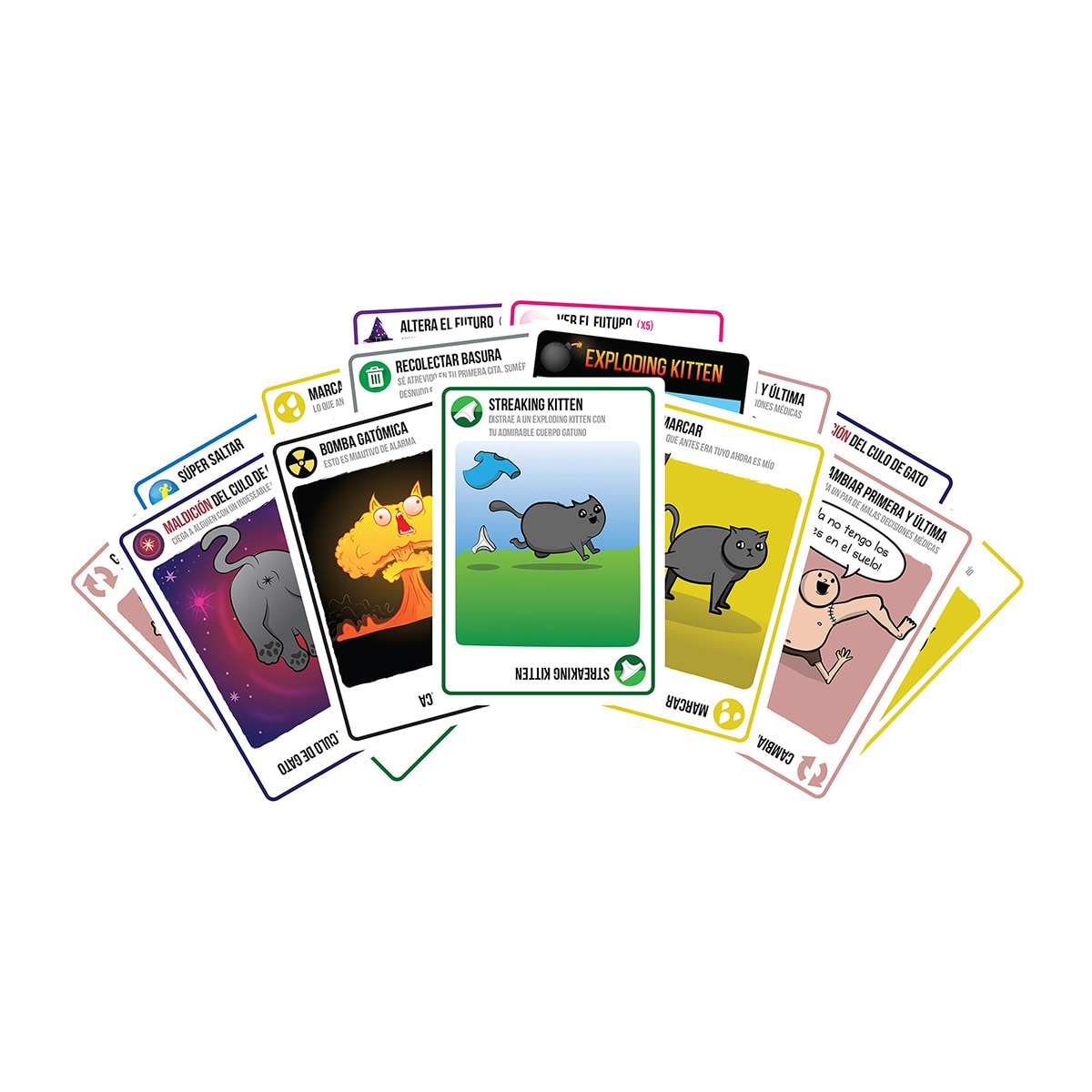 Juego de Mesa Streaking Exploding Kittens Asmodee 2