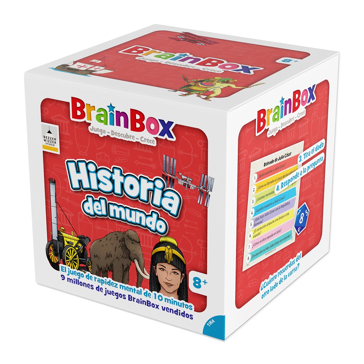 Imagen 0 de Juego de Mesa BrainBox Historia del Mundo Asmodee