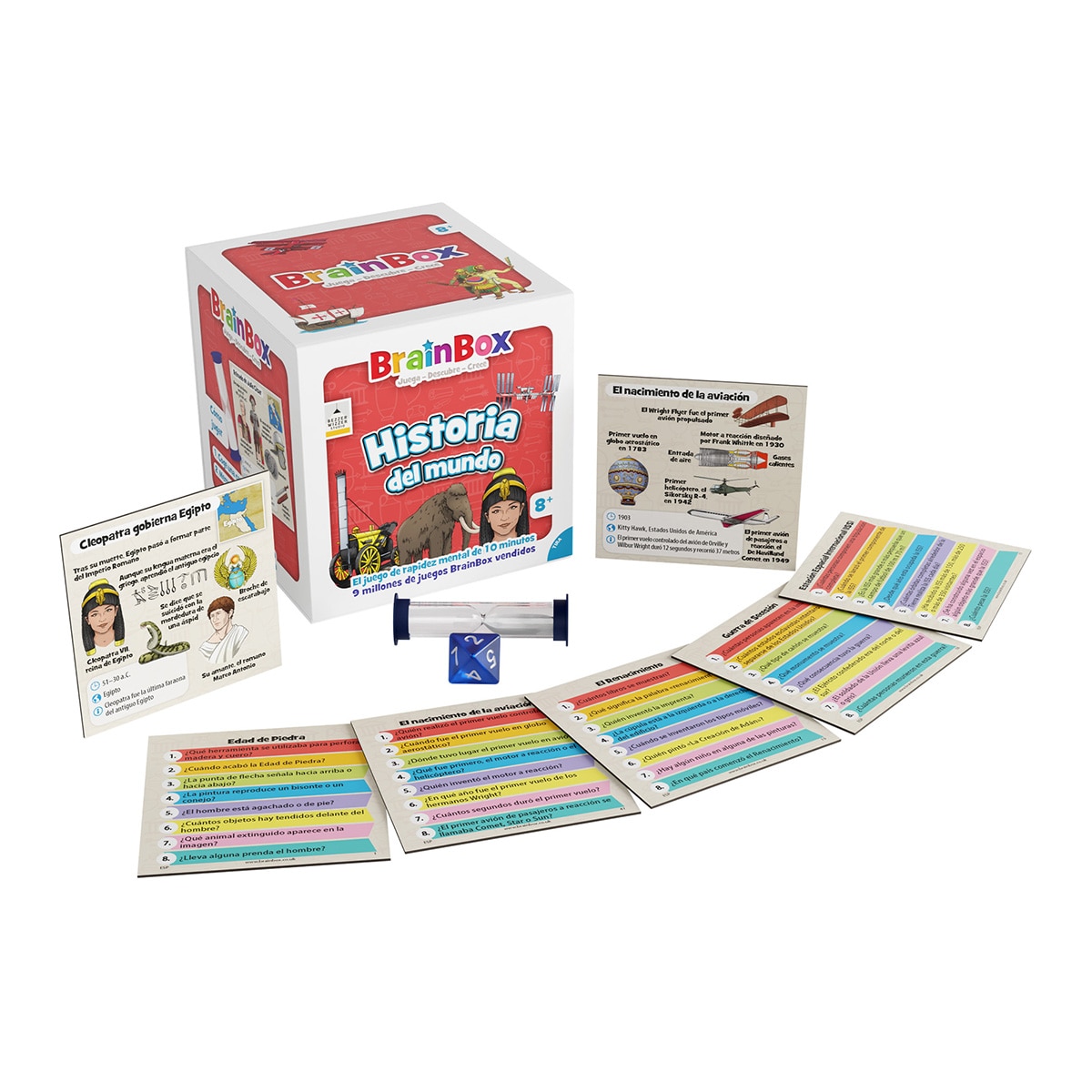 Juego de Mesa BrainBox Historia del Mundo Asmodee 2