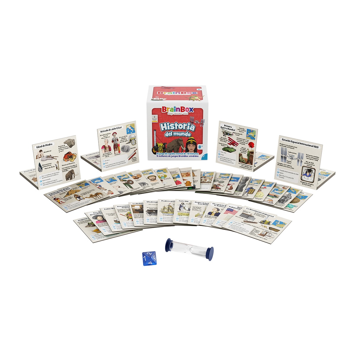 Juego de Mesa BrainBox Historia del Mundo Asmodee 4