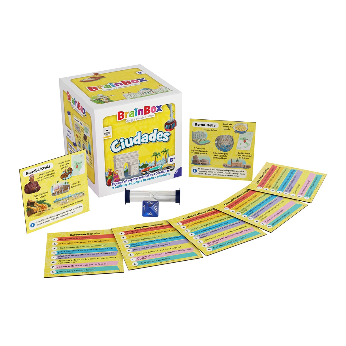Juego de Mesa BrainBox Ciudades Asmodee 2