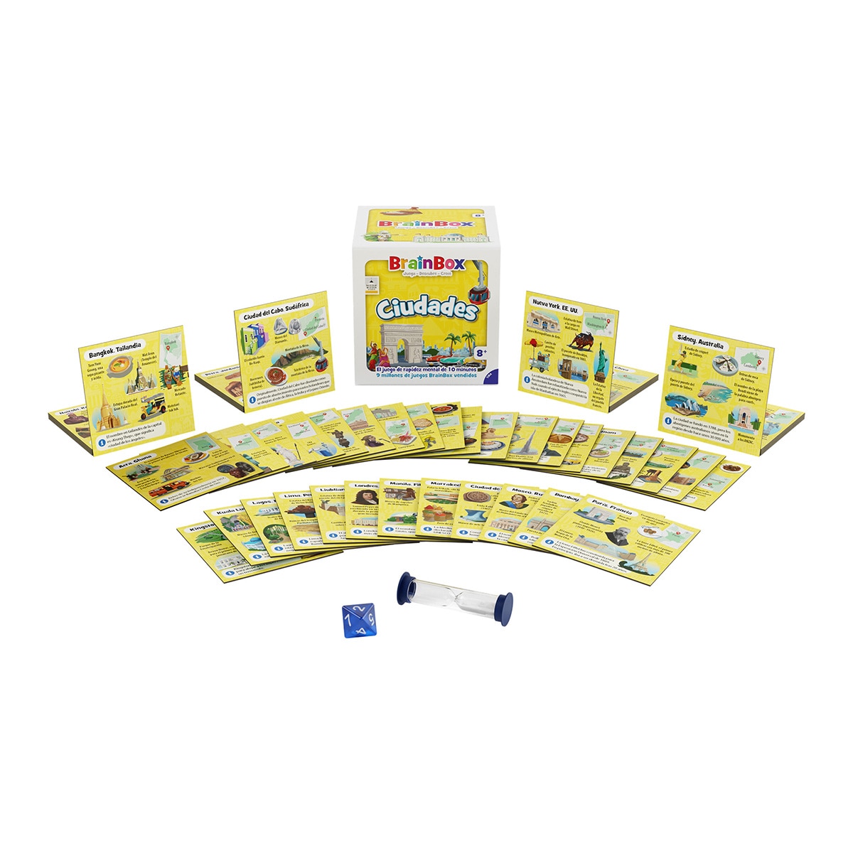 Juego de Mesa BrainBox Ciudades Asmodee 4