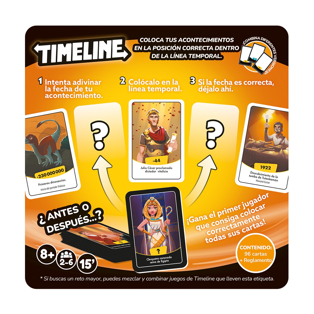 Juego de Mesa Timeline Asmodee 3