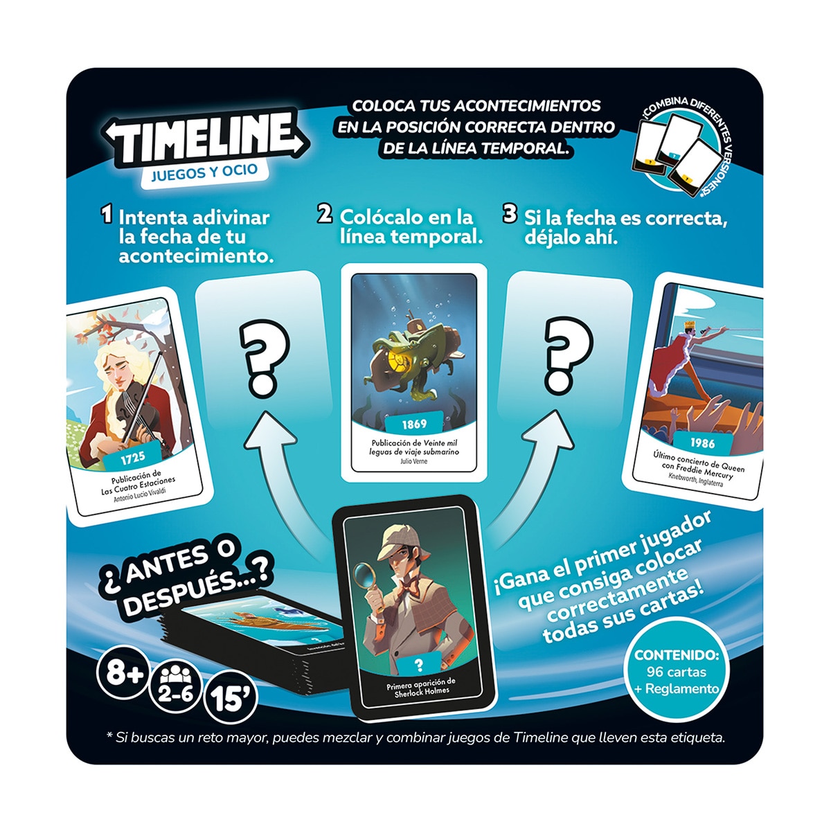 Juego de Mesa Timeline juegos y ocio Asmodee 3