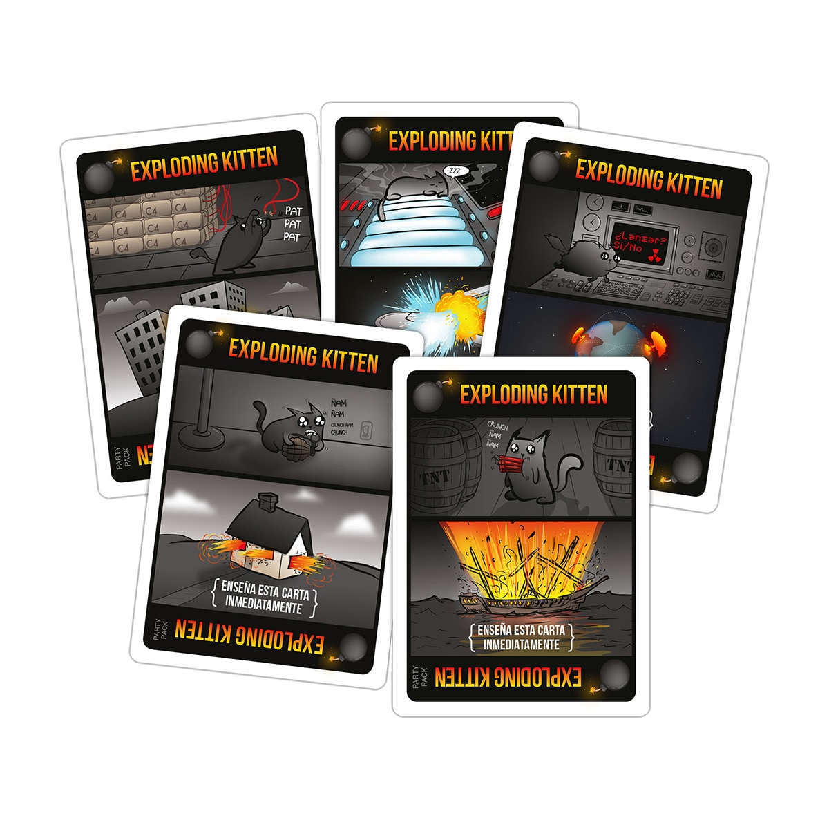 Juego de Mesa Exploding Kittens Party Pack Asmodee 3