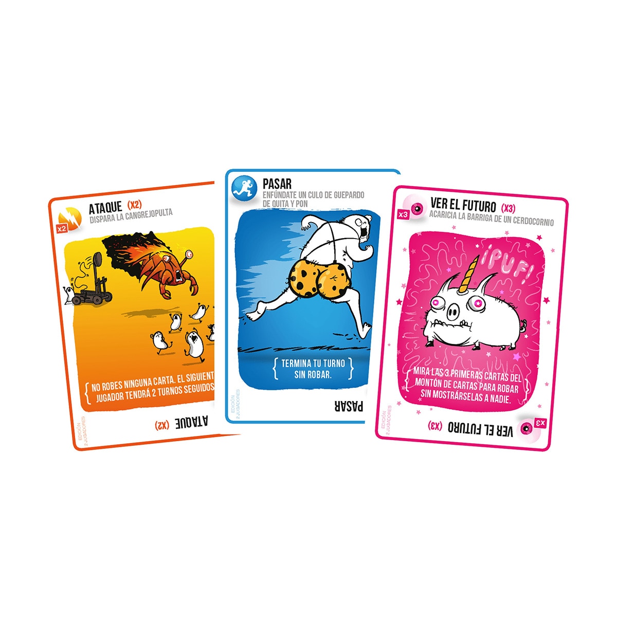 Juego de Mesa Exploding Kittens Edición 2 Jugadores Asmodee 2