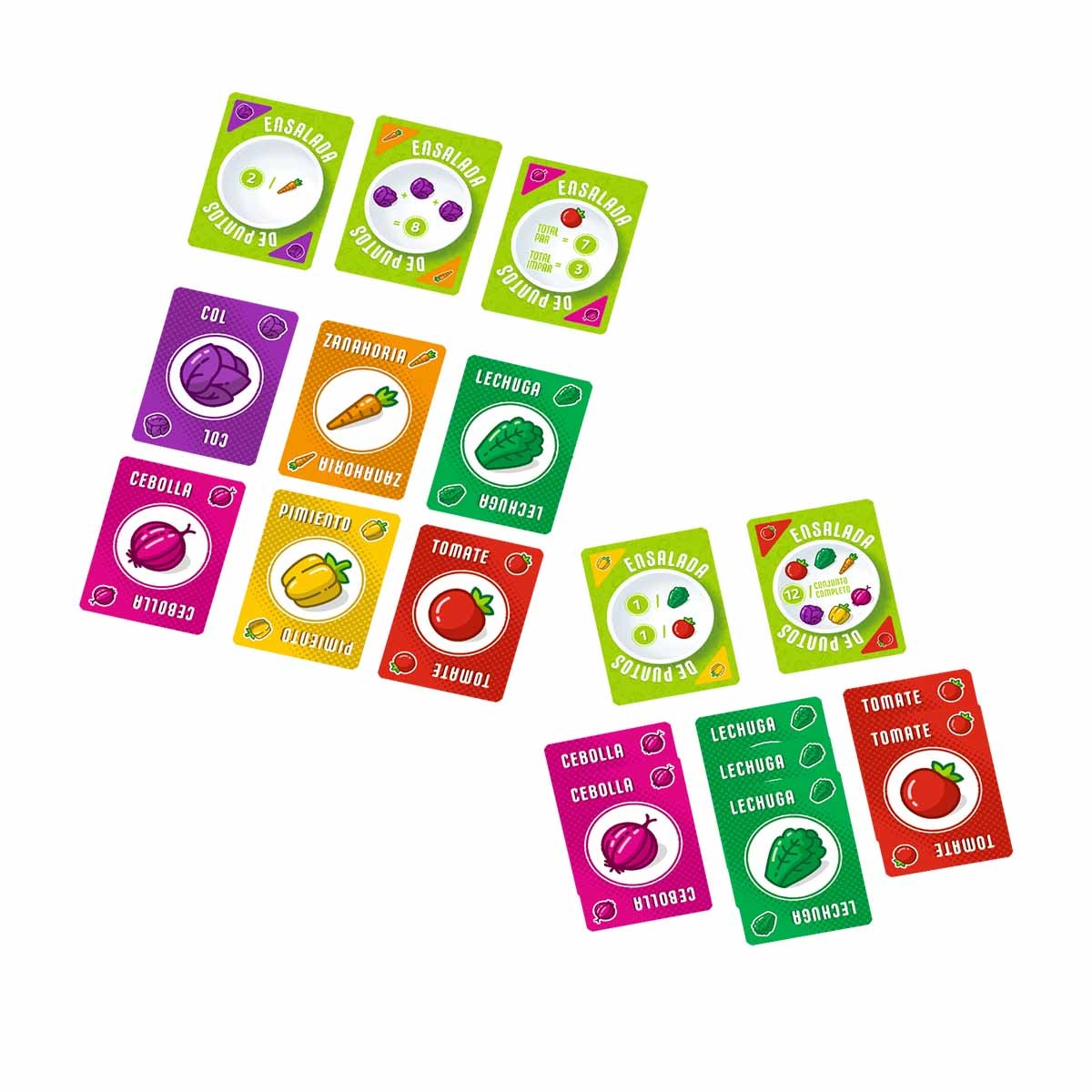 Juego de cartas Ensalada de puntos Devir 2