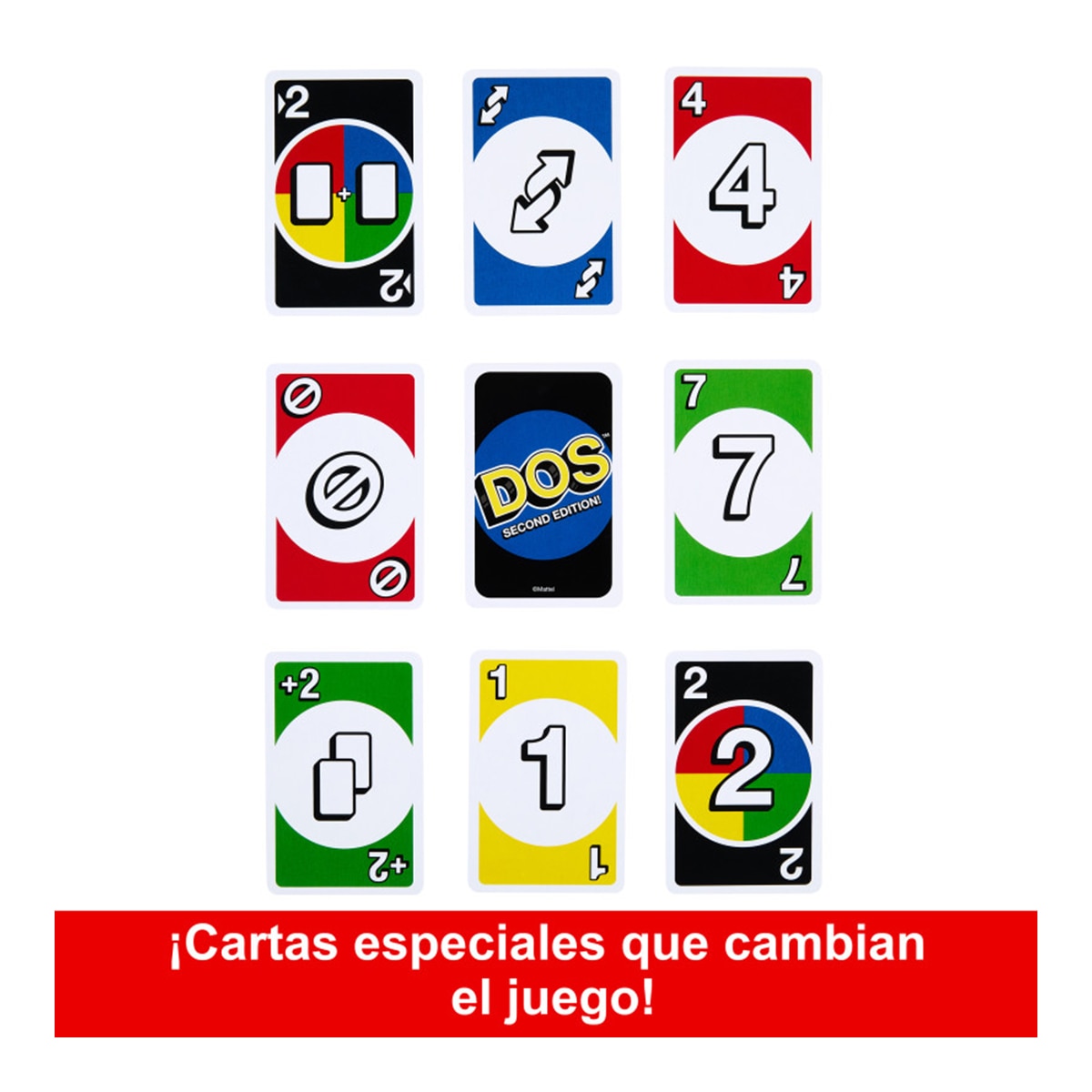 Juego de mesa DOS Segunda Edición Mattel Games 5