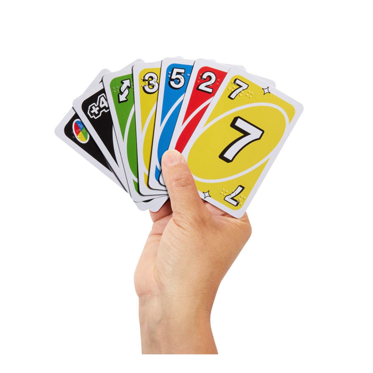 Juego de cartas UNO Braille Mattel Games 4