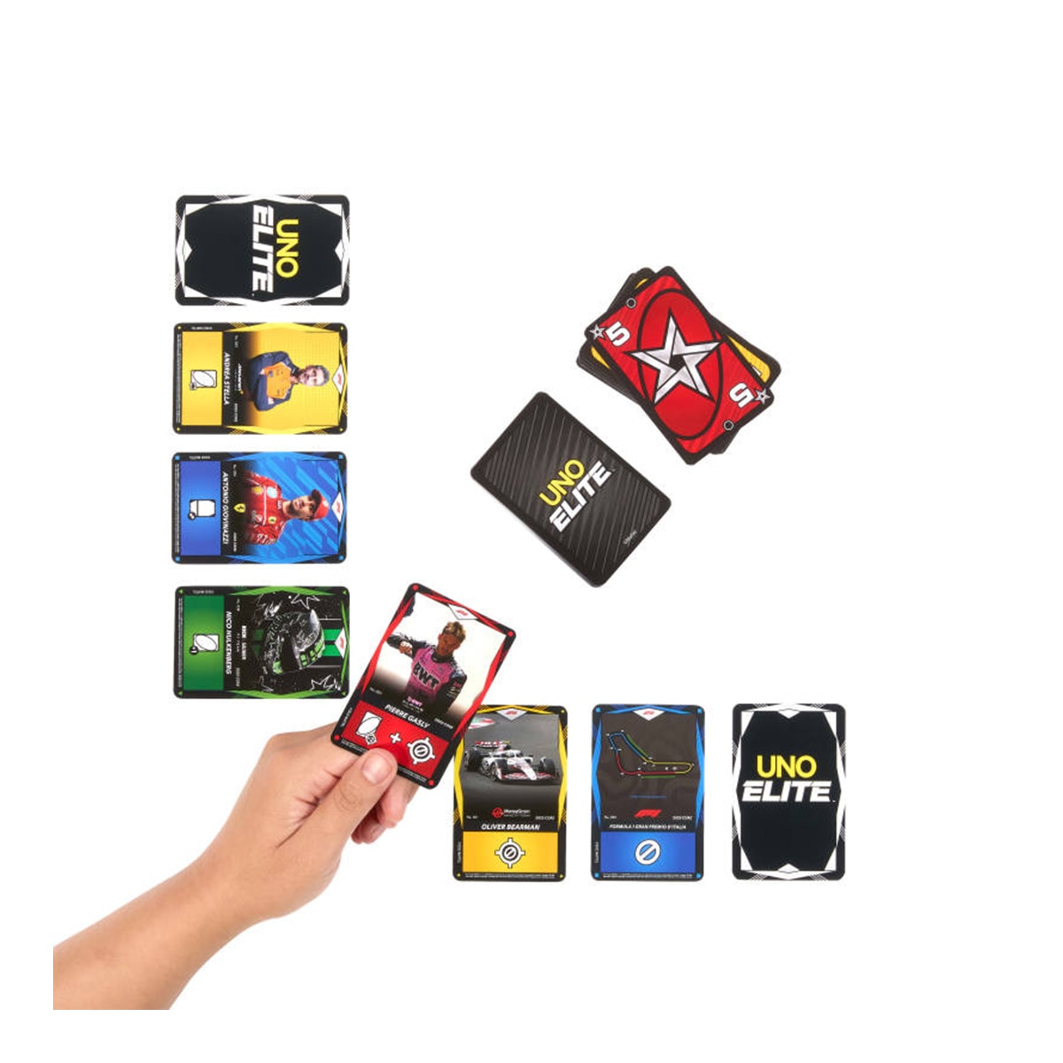 Juego de cartas UNO Elite RaC 2025 Core Edition Starter Pack Mattel 5