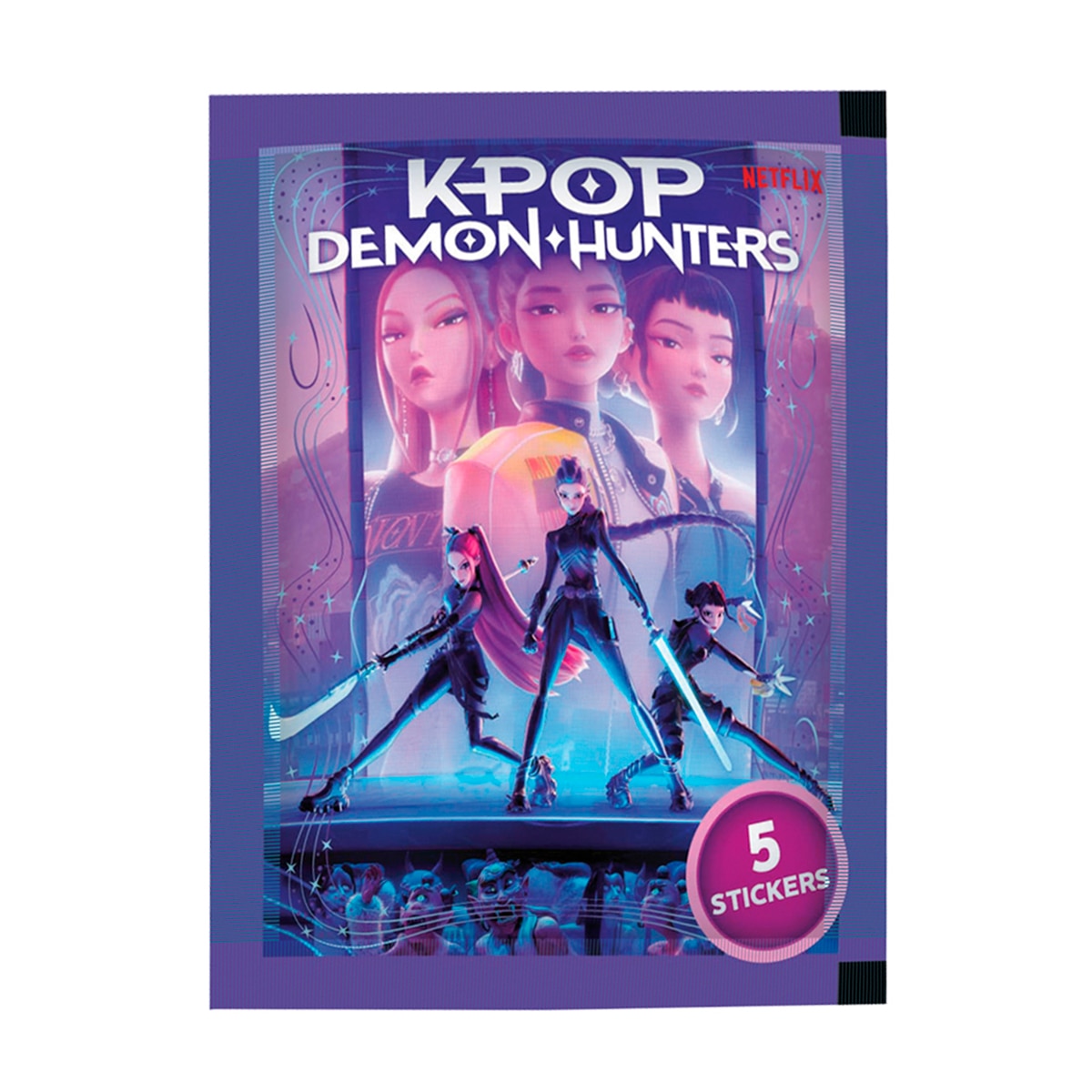 Imagen 0 de Sobre de 5 cromos coleccionables Kpop demon hunter Bizak