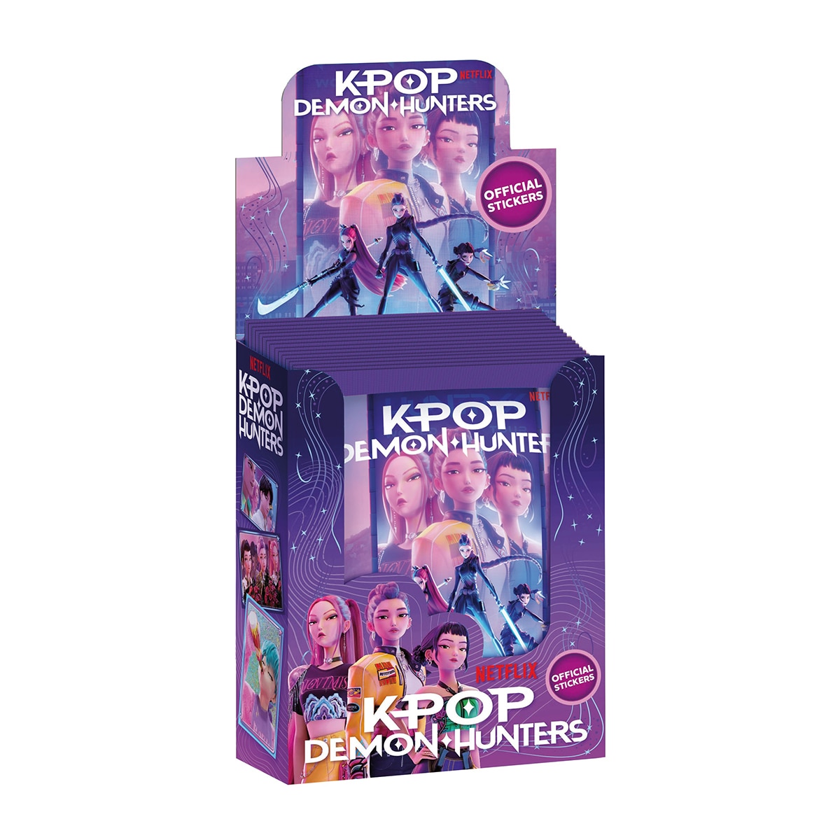 Sobre de 5 cromos coleccionables Kpop demon hunter Bizak 2