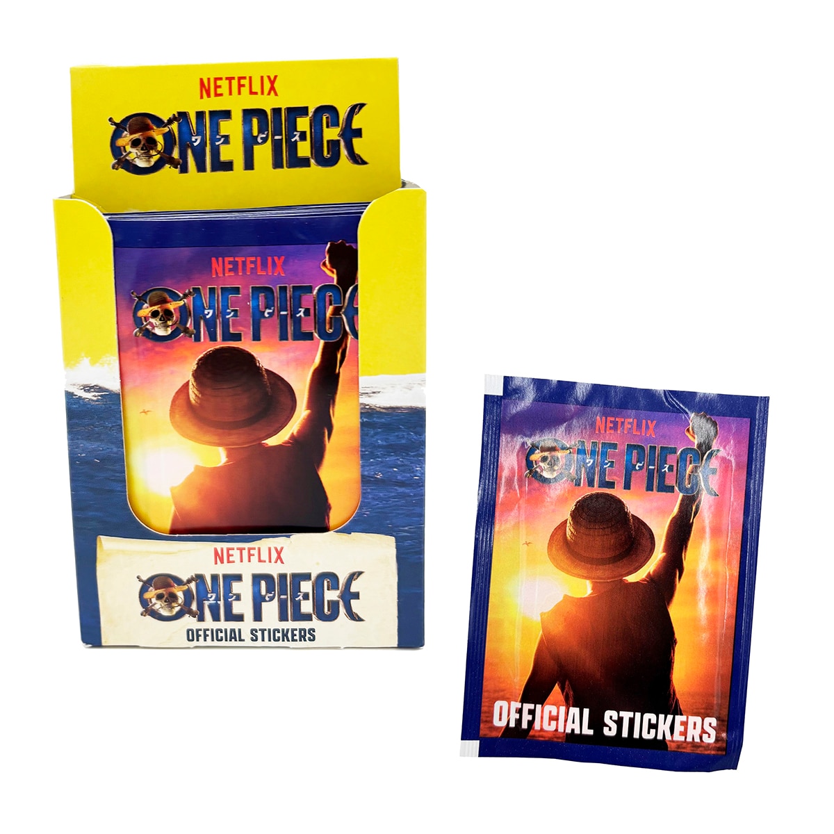 Sobre de 5 cromos coleccionables cards One piece Bizak 3