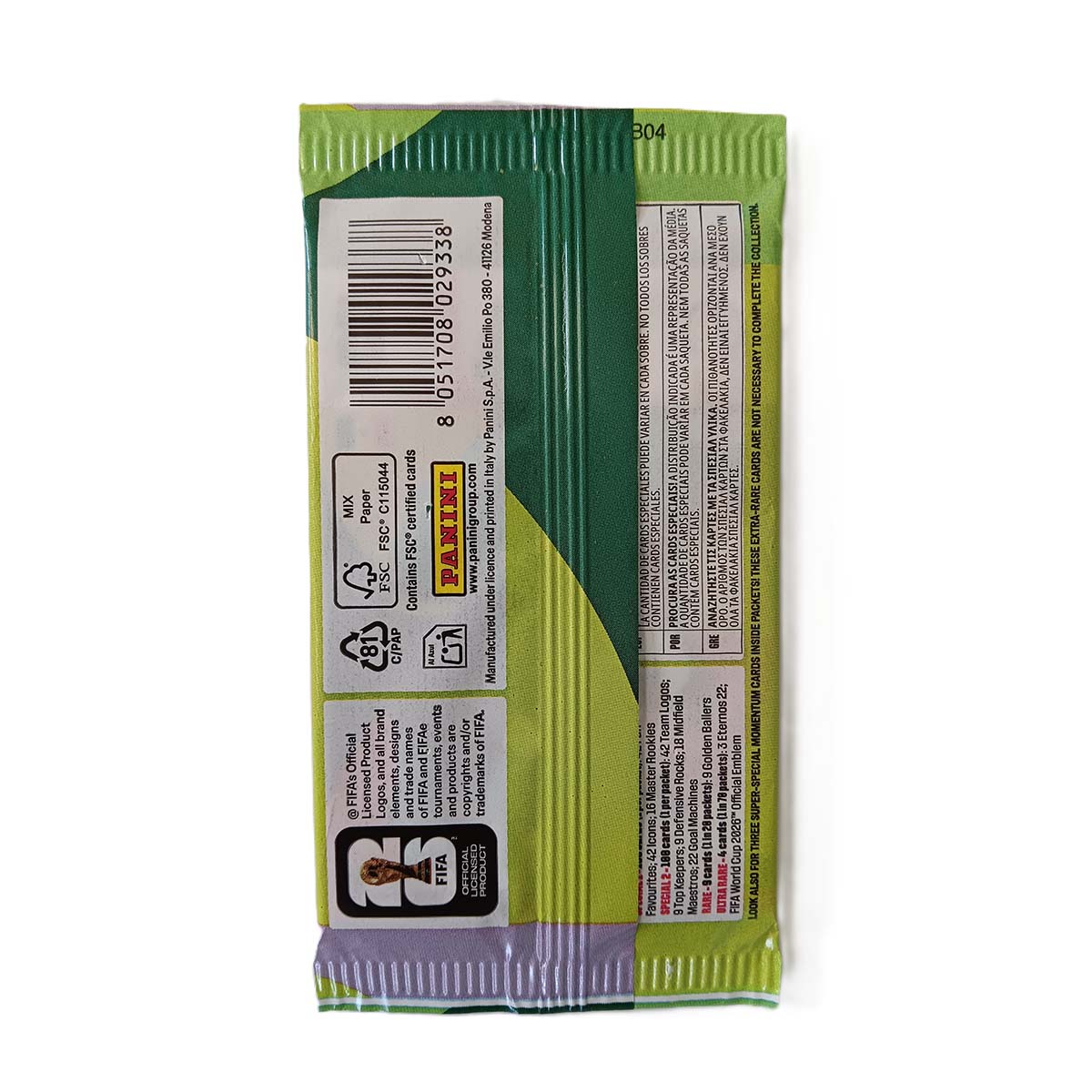 Sobre Cards Adrenalyn Fifa World Cup 2026 Panini modelos surtidos 2