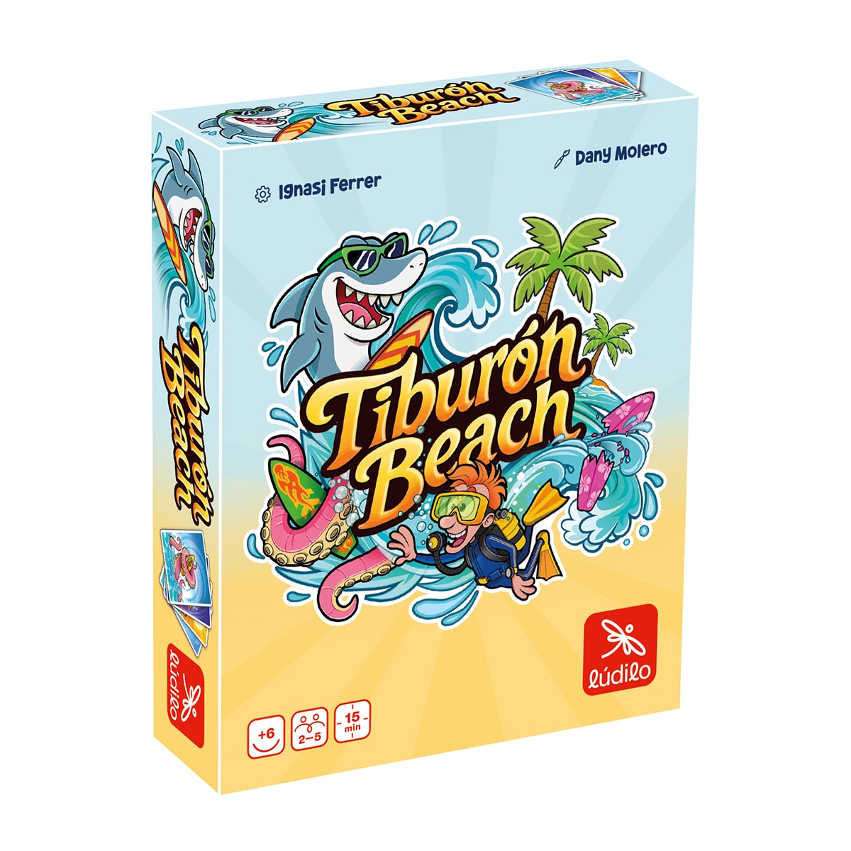 Imagen 0 de Juego de cartas Tiburón Beach Ludilo
