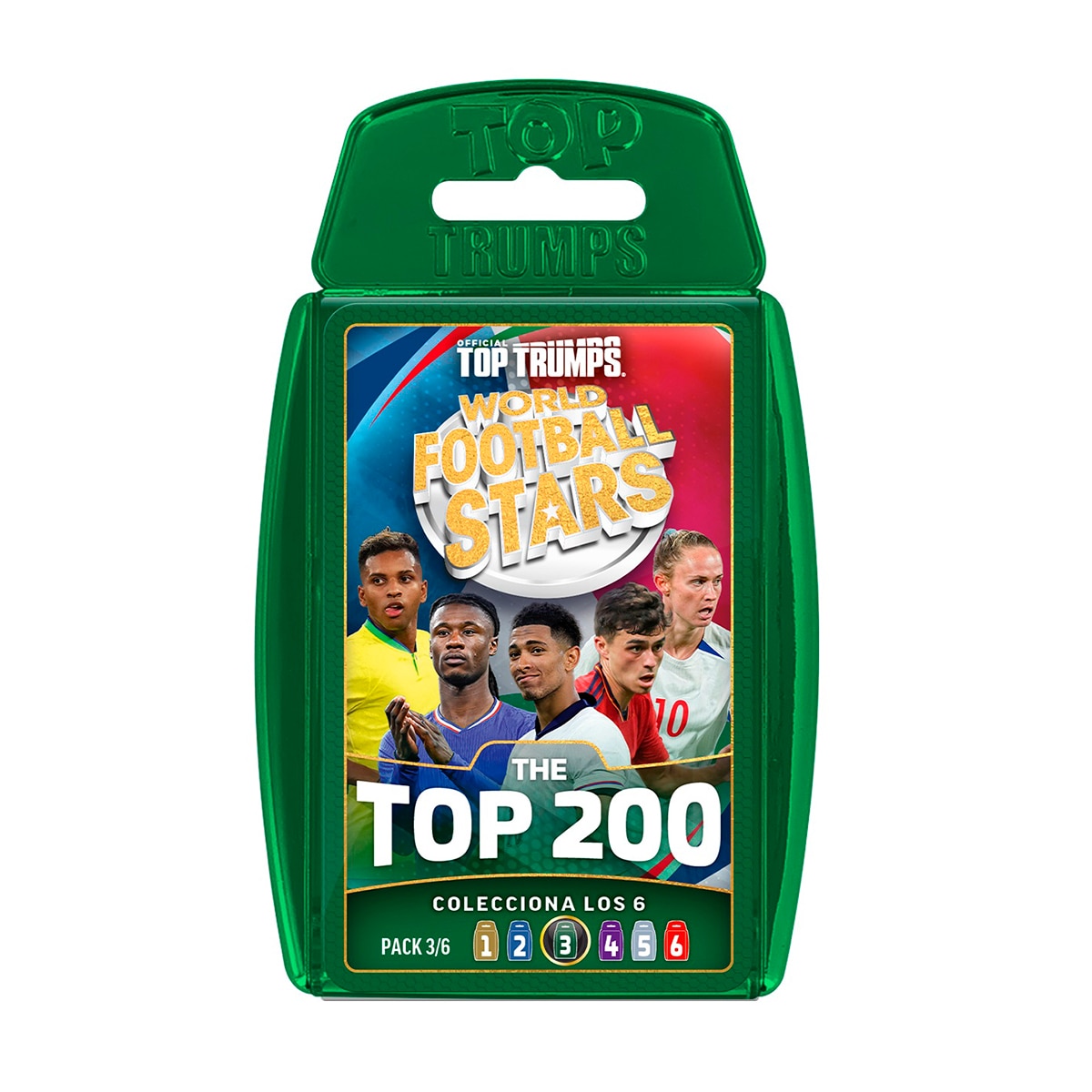 Imagen 0 de Juego de cartas Futbol mundial Top 200 set surtido 2 Bizak