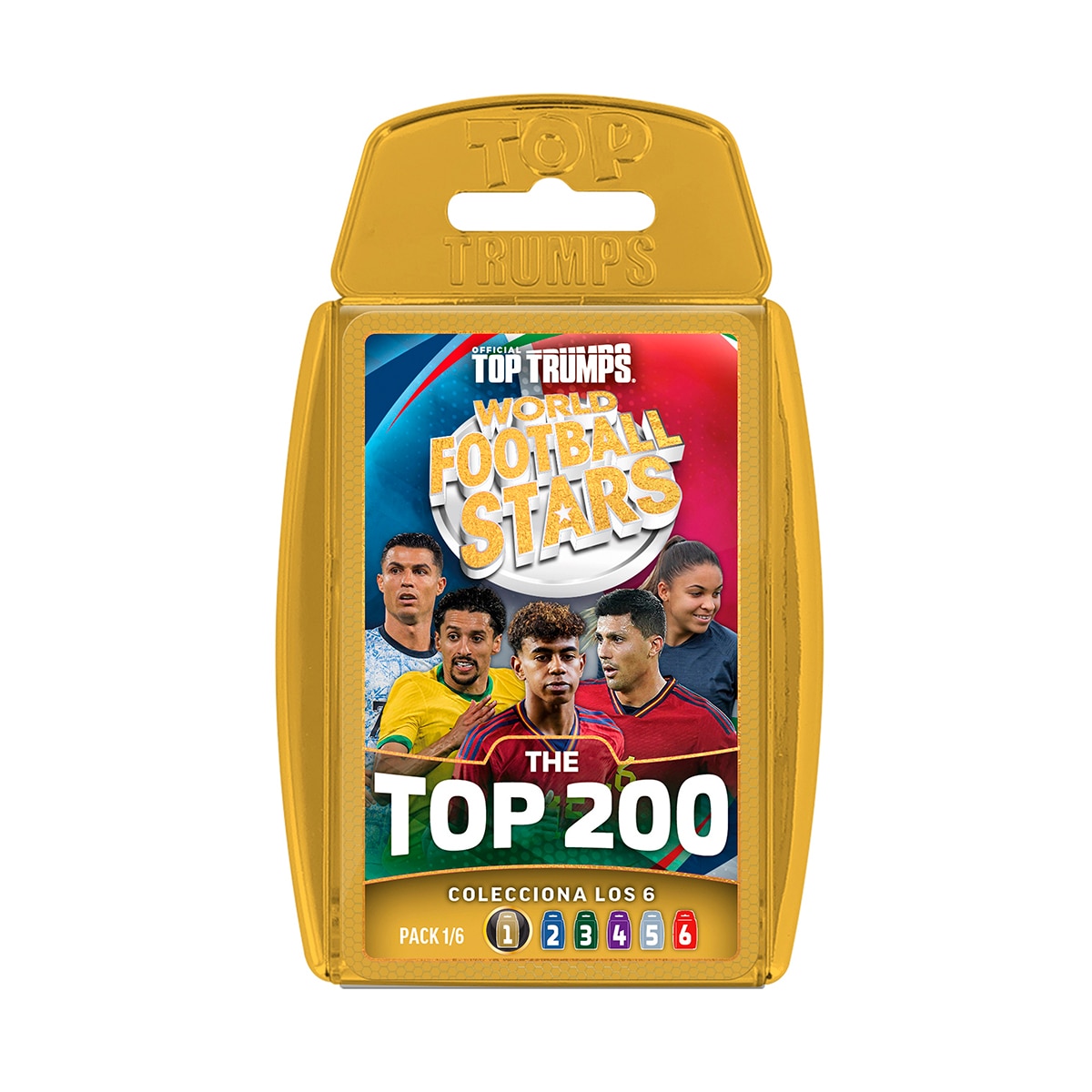 Juego de cartas Futbol Mundial Top 200 Starter kit Bizak 4