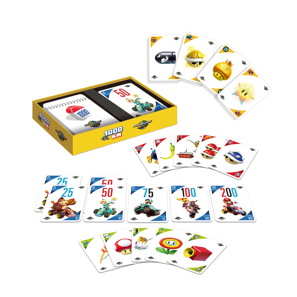 Jogo de Cartas 1000Km - Mario Kart World - Jumbo 3
