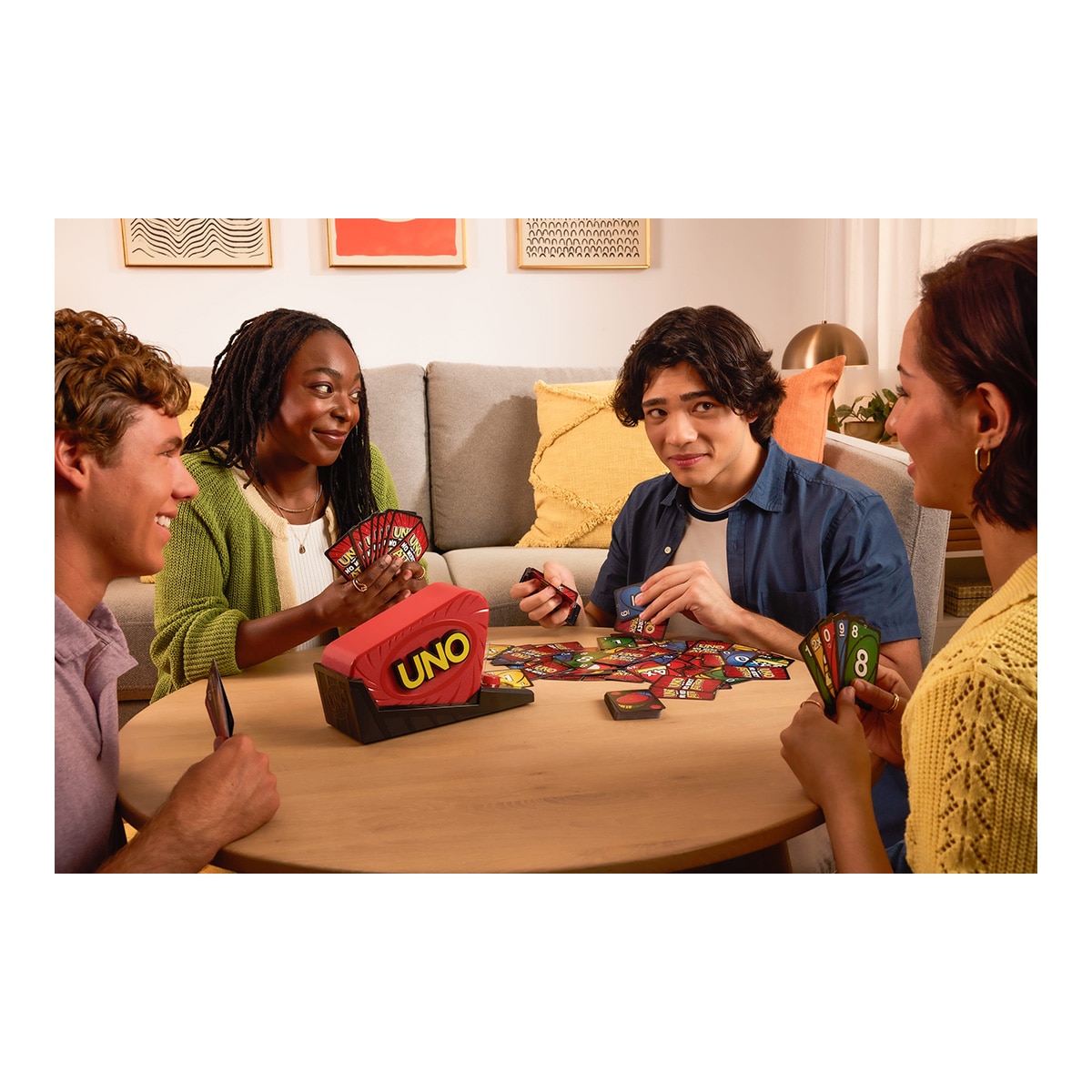 Juego familiar de cartas UNO no Mercy extreme Mattel 3