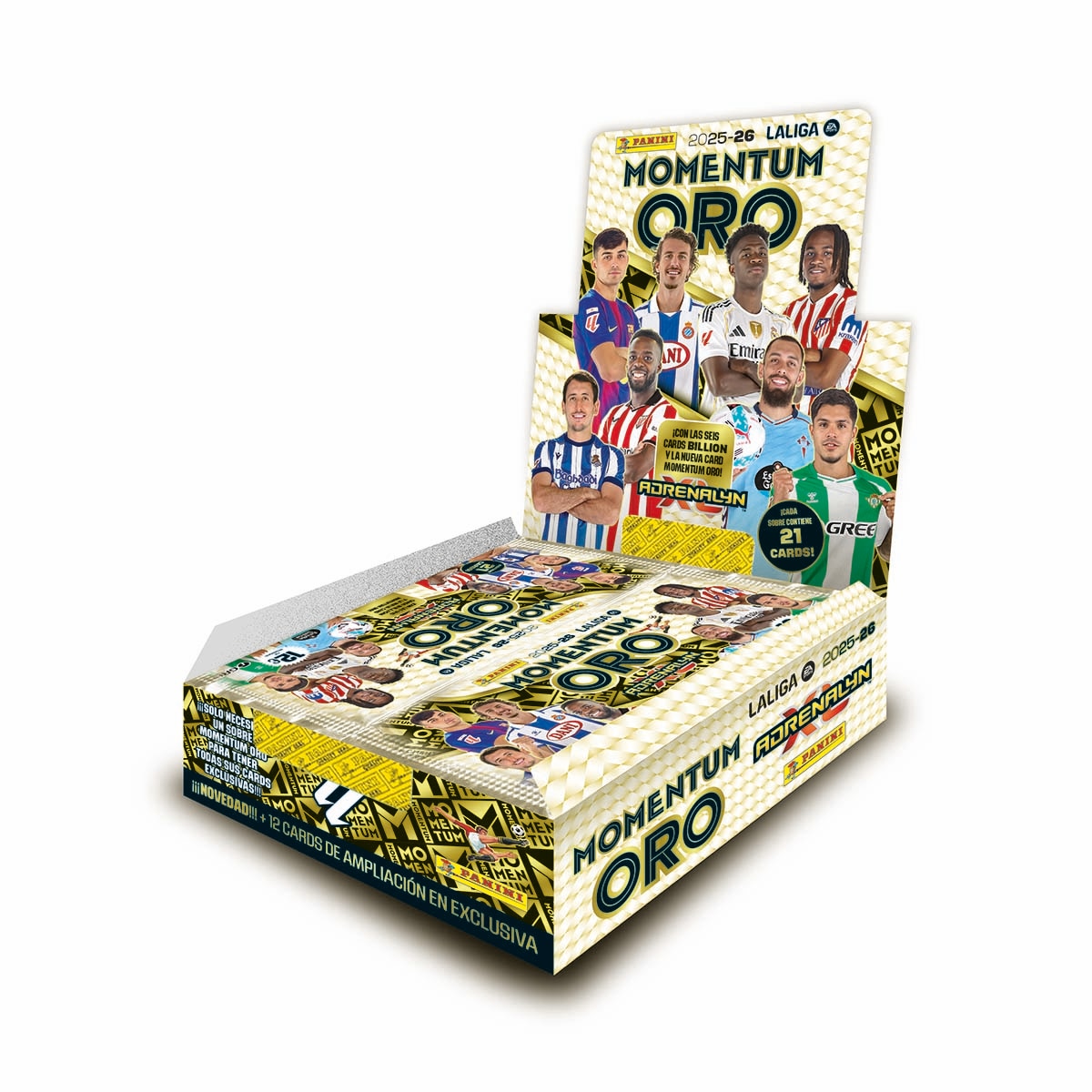 Sobre Momentum Oro Adrenalyn 2025-26 Panini 2