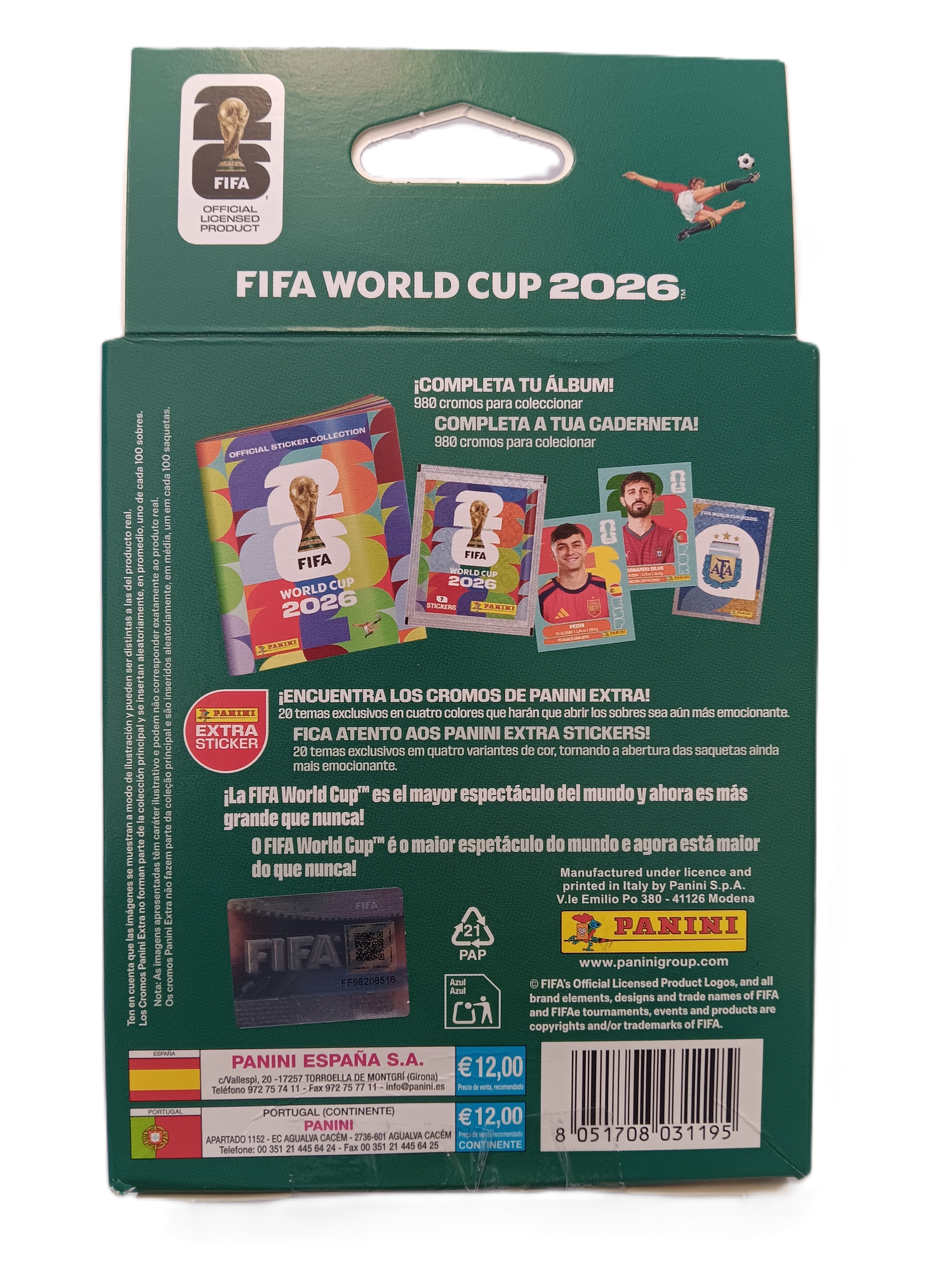 Ecoblister 8 Sobres Mundial 2026 Panini 2