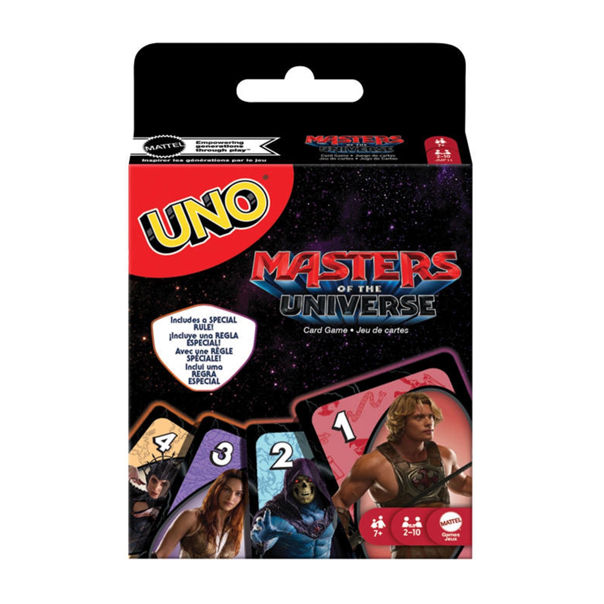 Imagen 0 de Juego de cartas Uno Master del universo Mattel