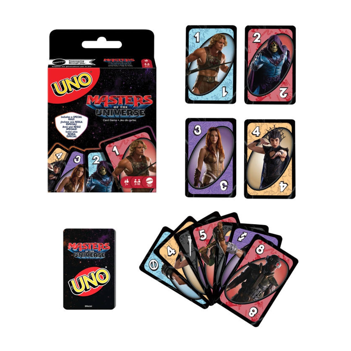 Juego de cartas Uno Master del universo Mattel 2