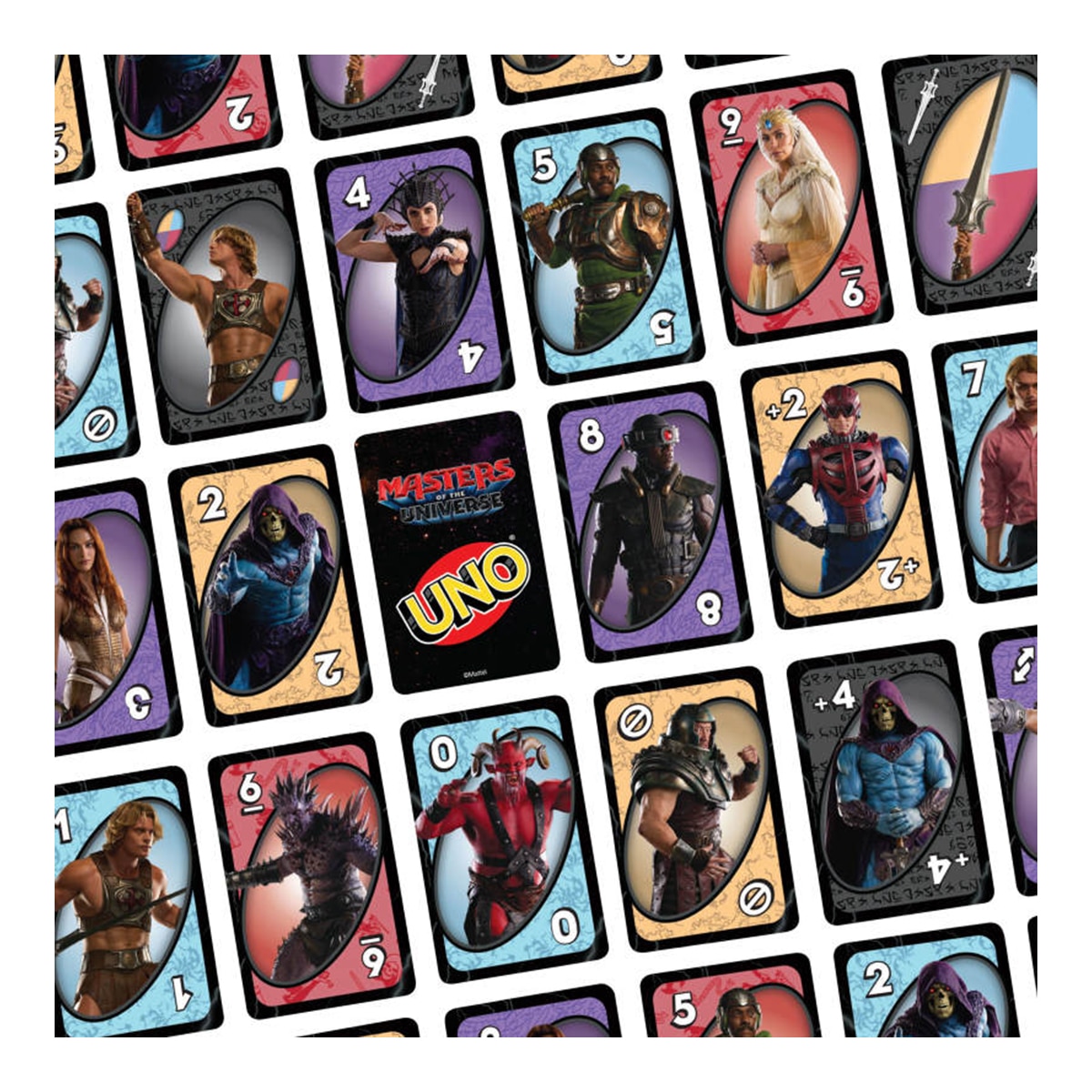 Juego de cartas Uno Master del universo Mattel 4
