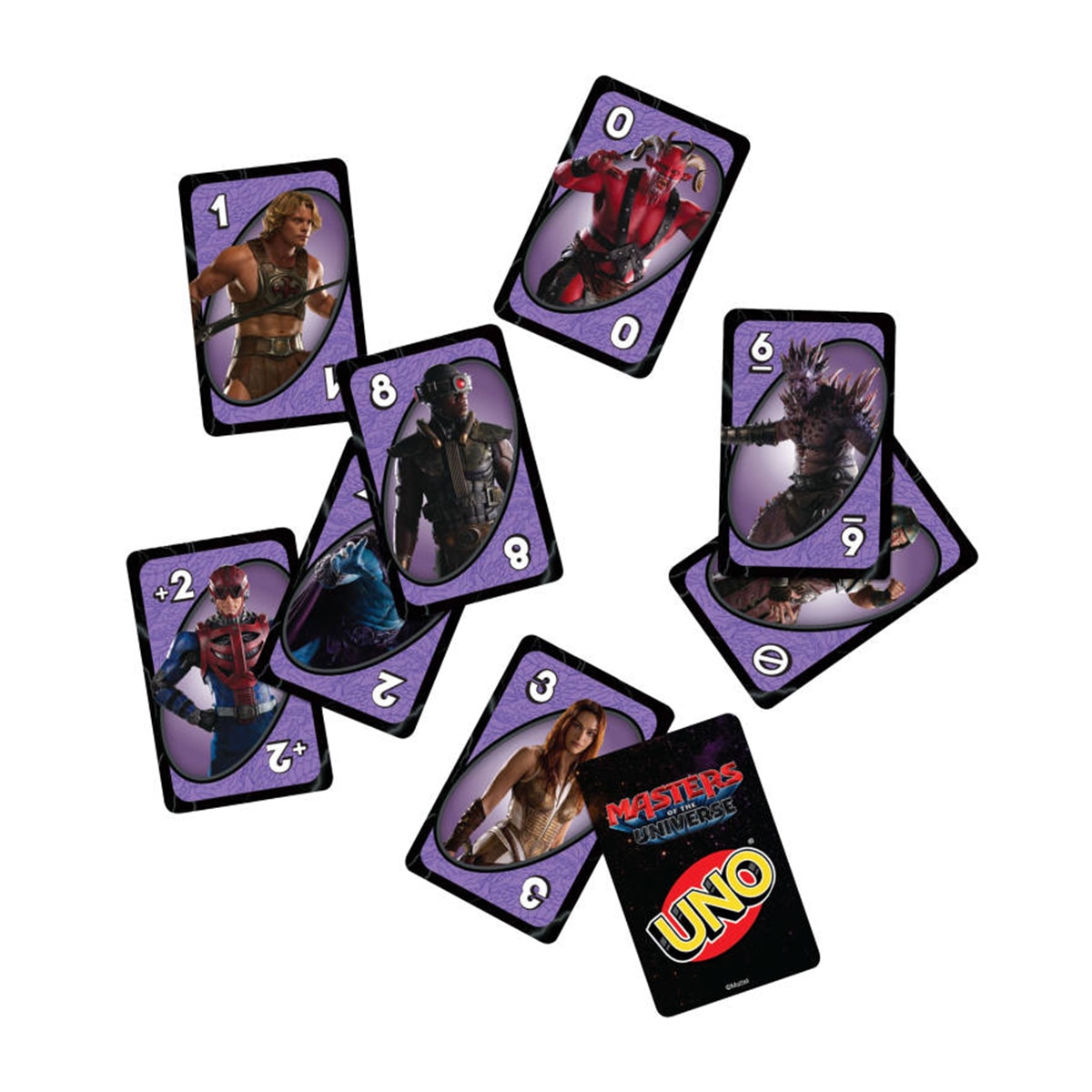 Juego de cartas Uno Master del universo Mattel 5