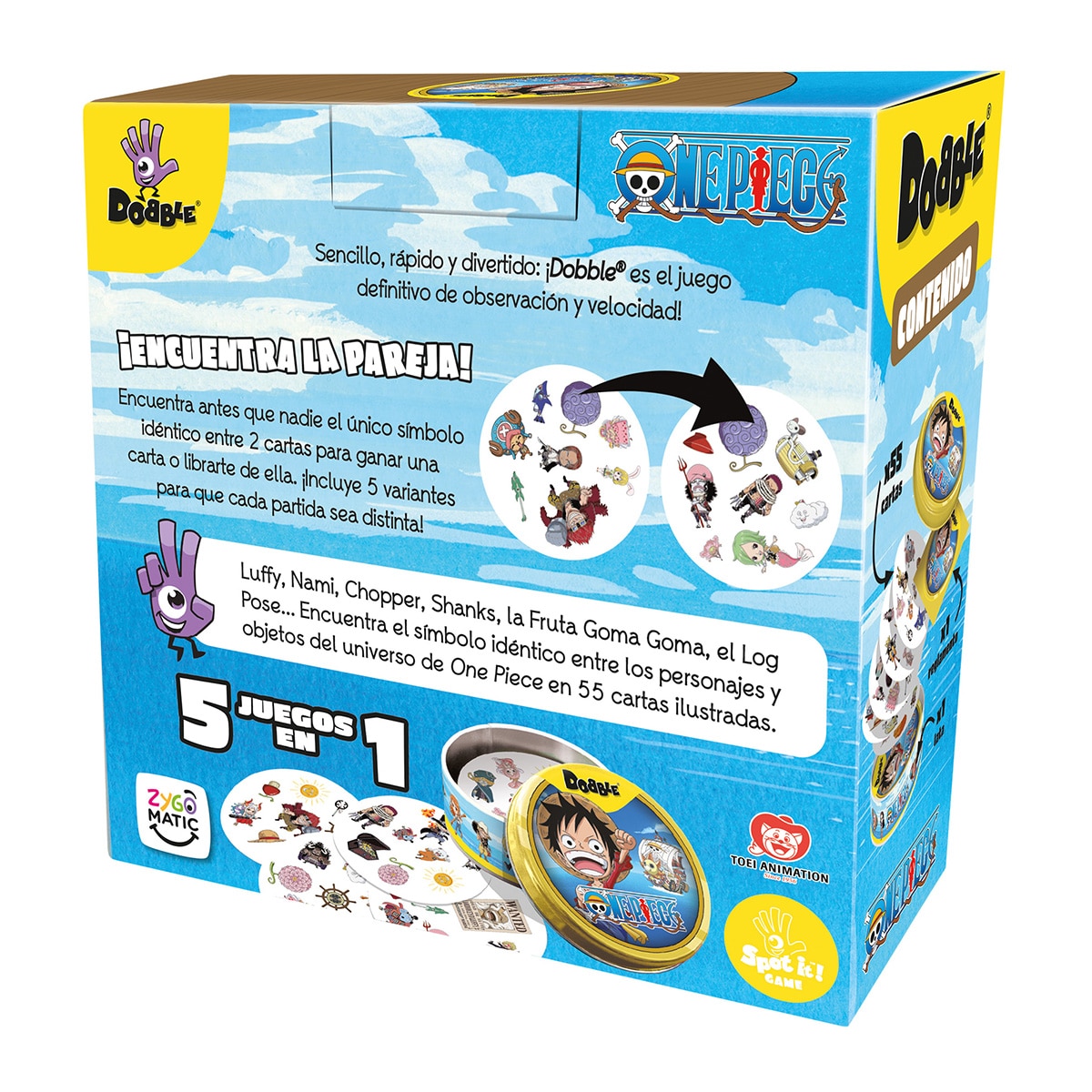 Imagen 2 de Juego de Mesa Dobble One Piece Asmodee