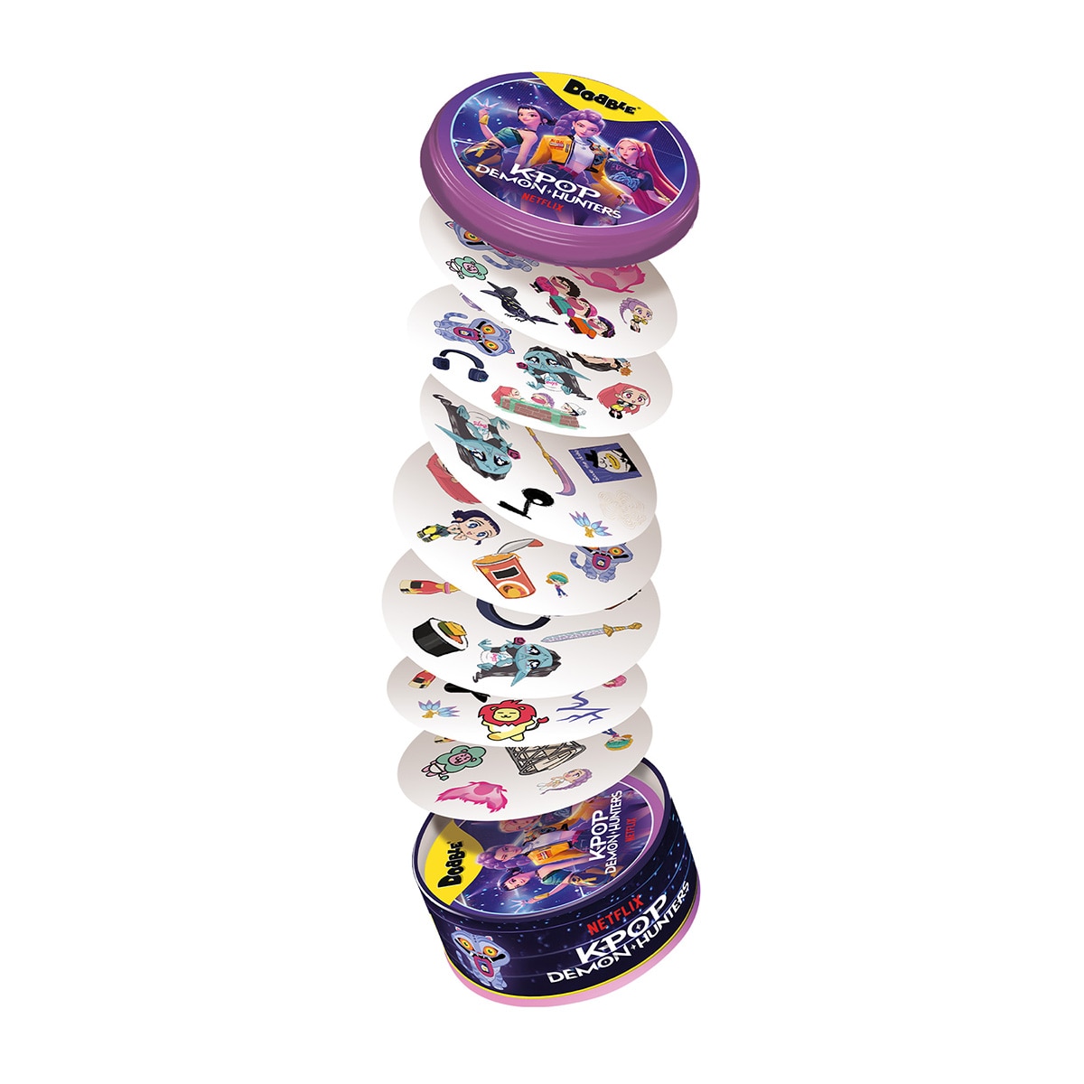 Imagen 4 de juego de cartas K-POP Demon Hunters Dobble Asmodee