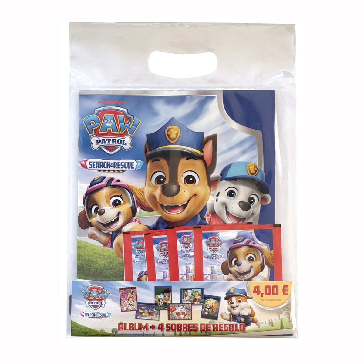 Megapack (Álbum + 4 Sobres) Paw Patrol 2026 Panini 1
