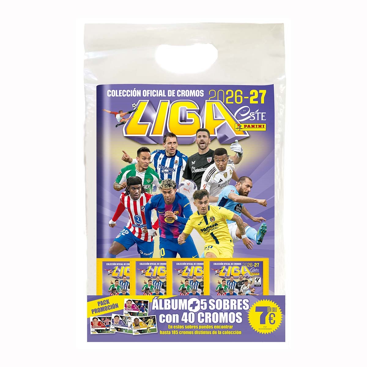Imagen 0 de Starter Pack (Álbum+ 5 Sobres) Liga Este 2026-2027 Panini