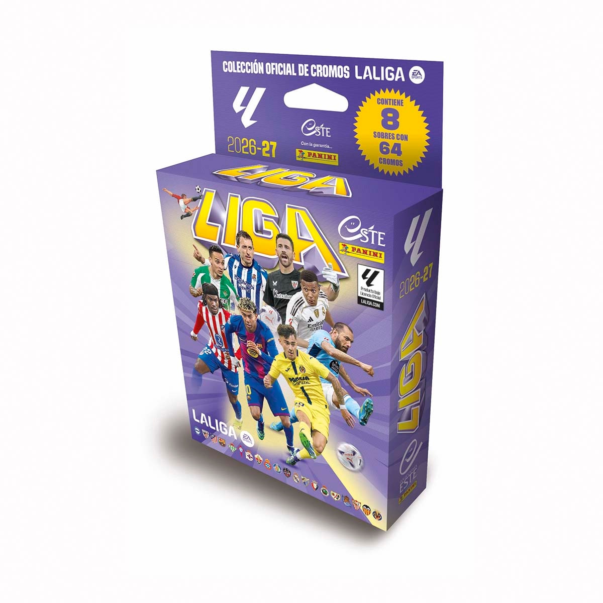 Imagen 0 de Ecoblister 8 Sobres Cromos Liga Este 2026-2027 Panini