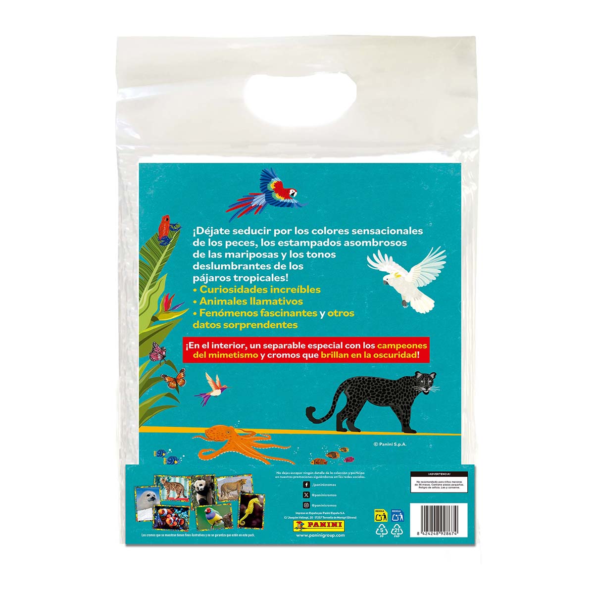 Starter Pack Álbum y 4 Sobres Animales de mil colores Panini 2