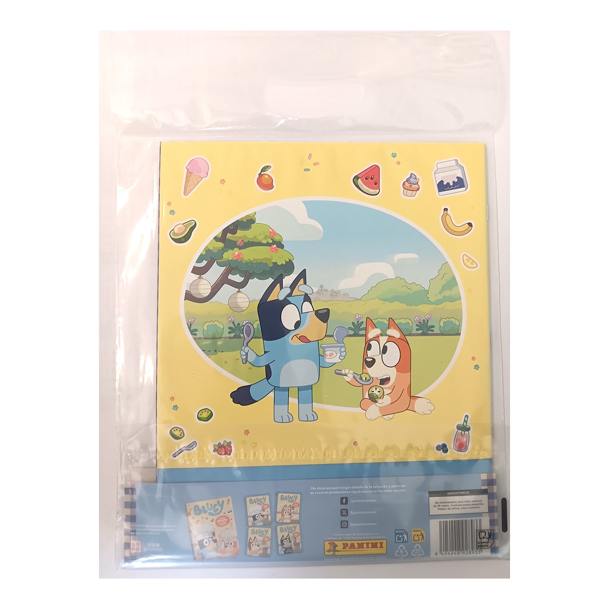 Starter Pack Álbum y 4 Sobres Bluey 3 Panini 2