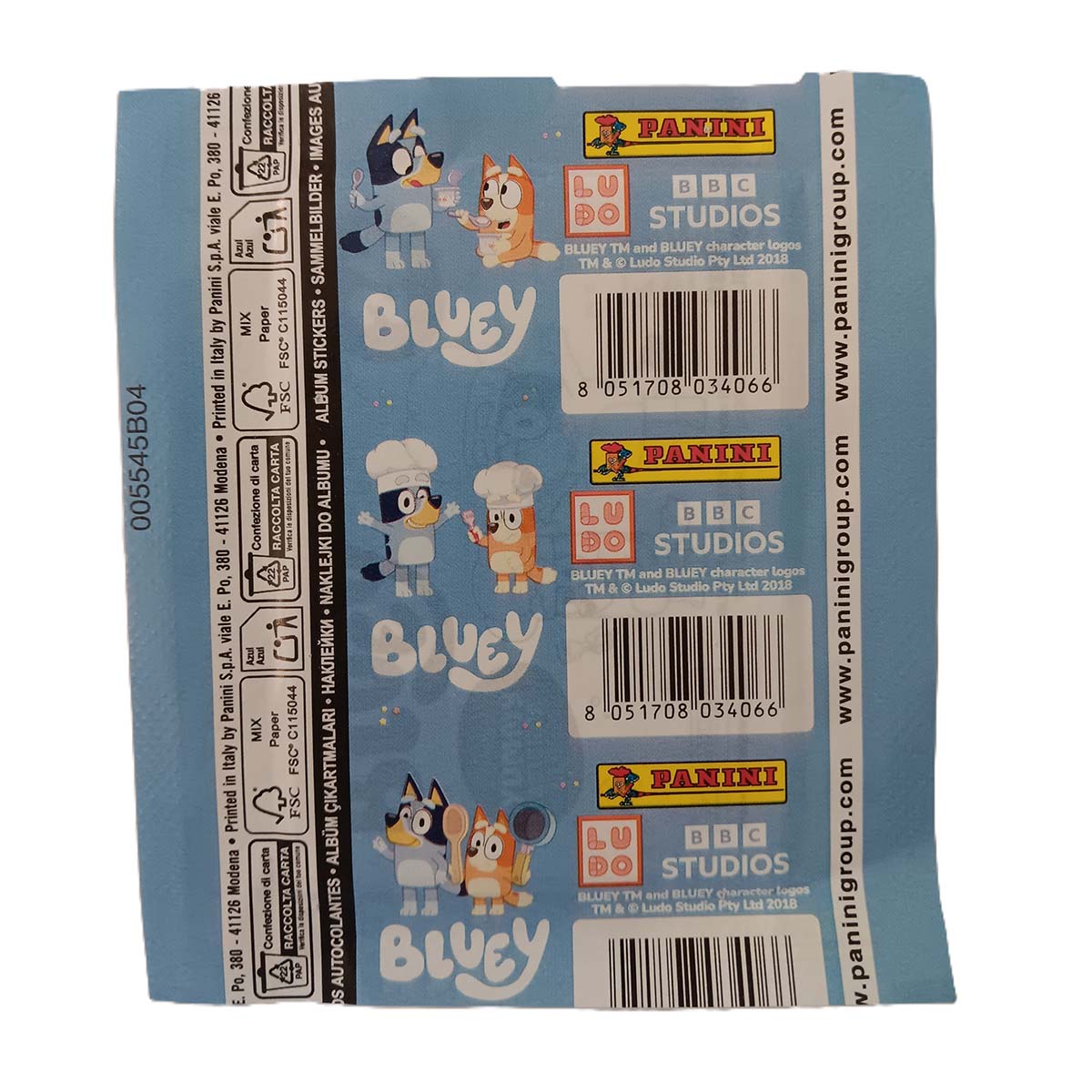 Sobre Bluey 3 Panini modelos surtidos 2