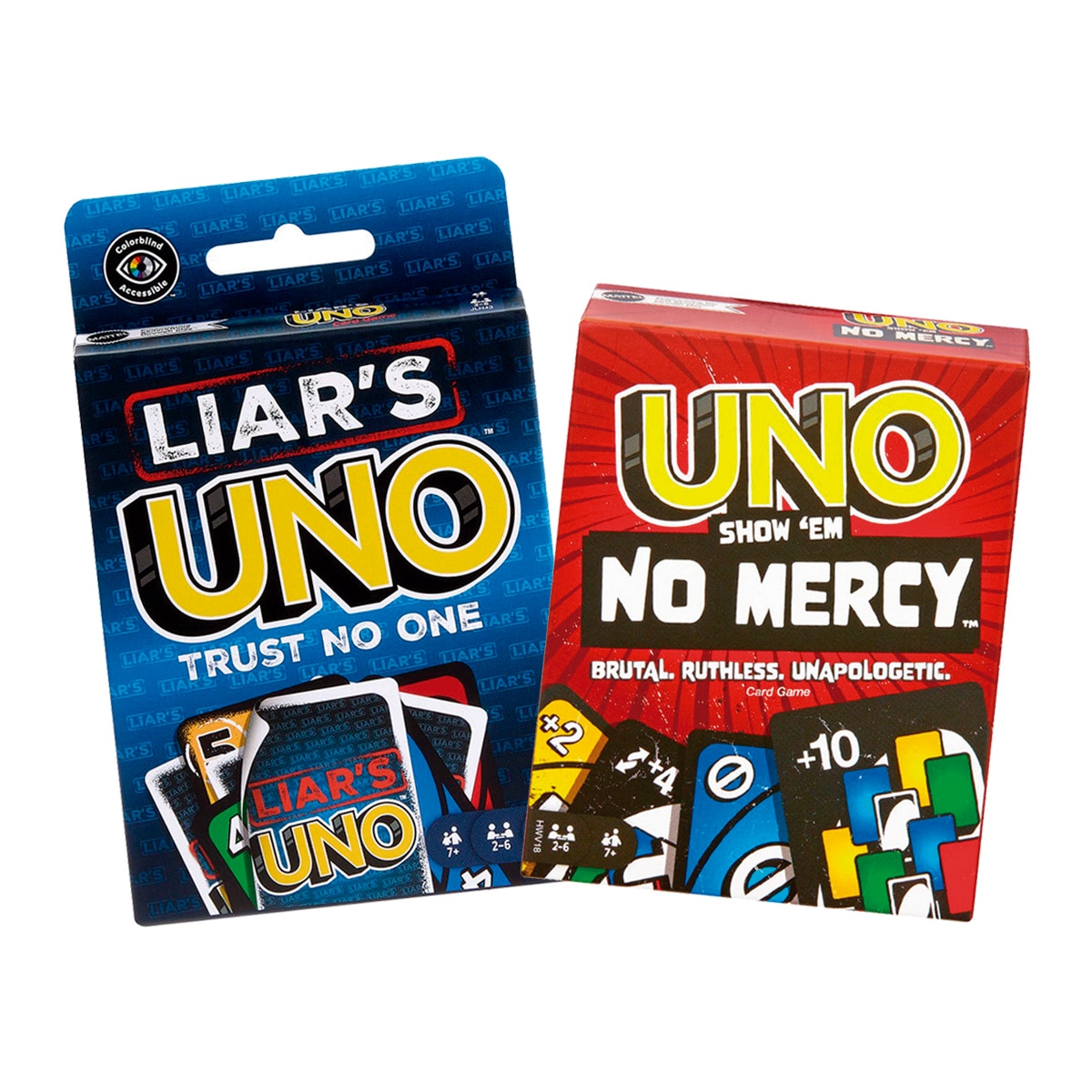 Uno - Pack UNO: Liars + No Mercy.