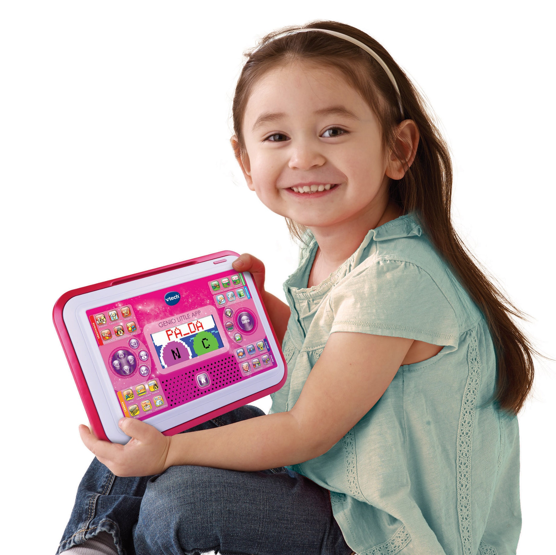 VTech Portátil e tablet 2 em 1 Genio Little app rosa 2