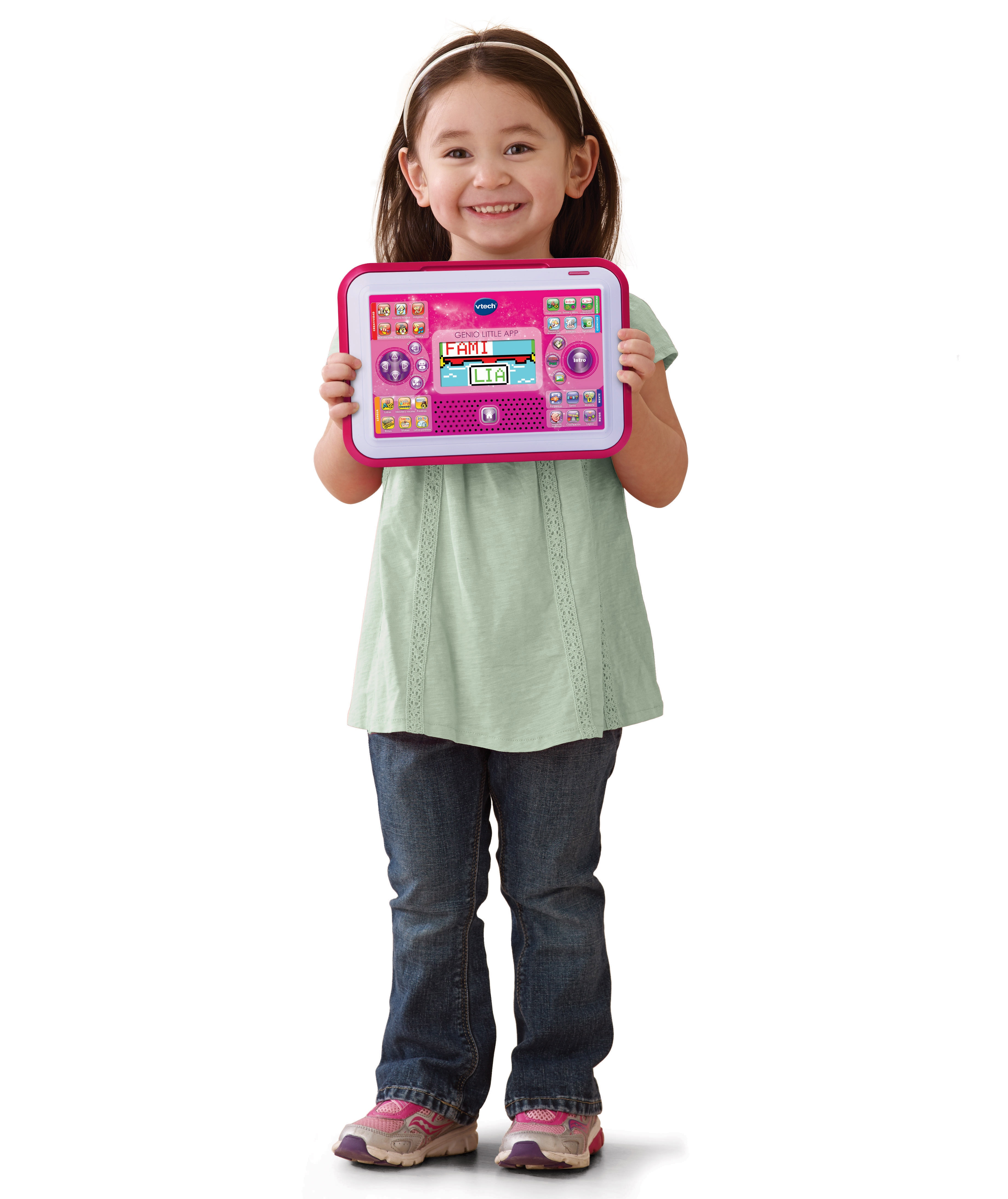 VTech Portátil e tablet 2 em 1 Genio Little app rosa 3