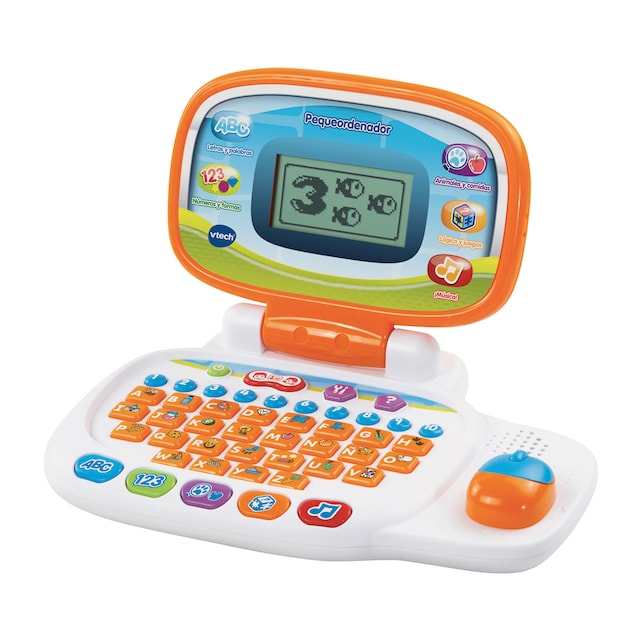 Pequeordenador multicolor Ordenador portátil educativo para niños, ratón direccional VTech